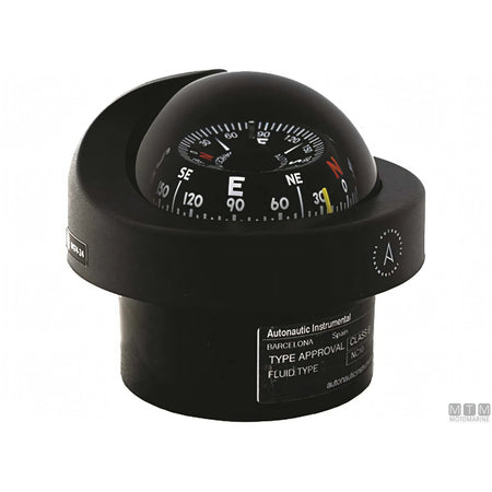 Autonautic bussola C12/110 a incasso — Nera