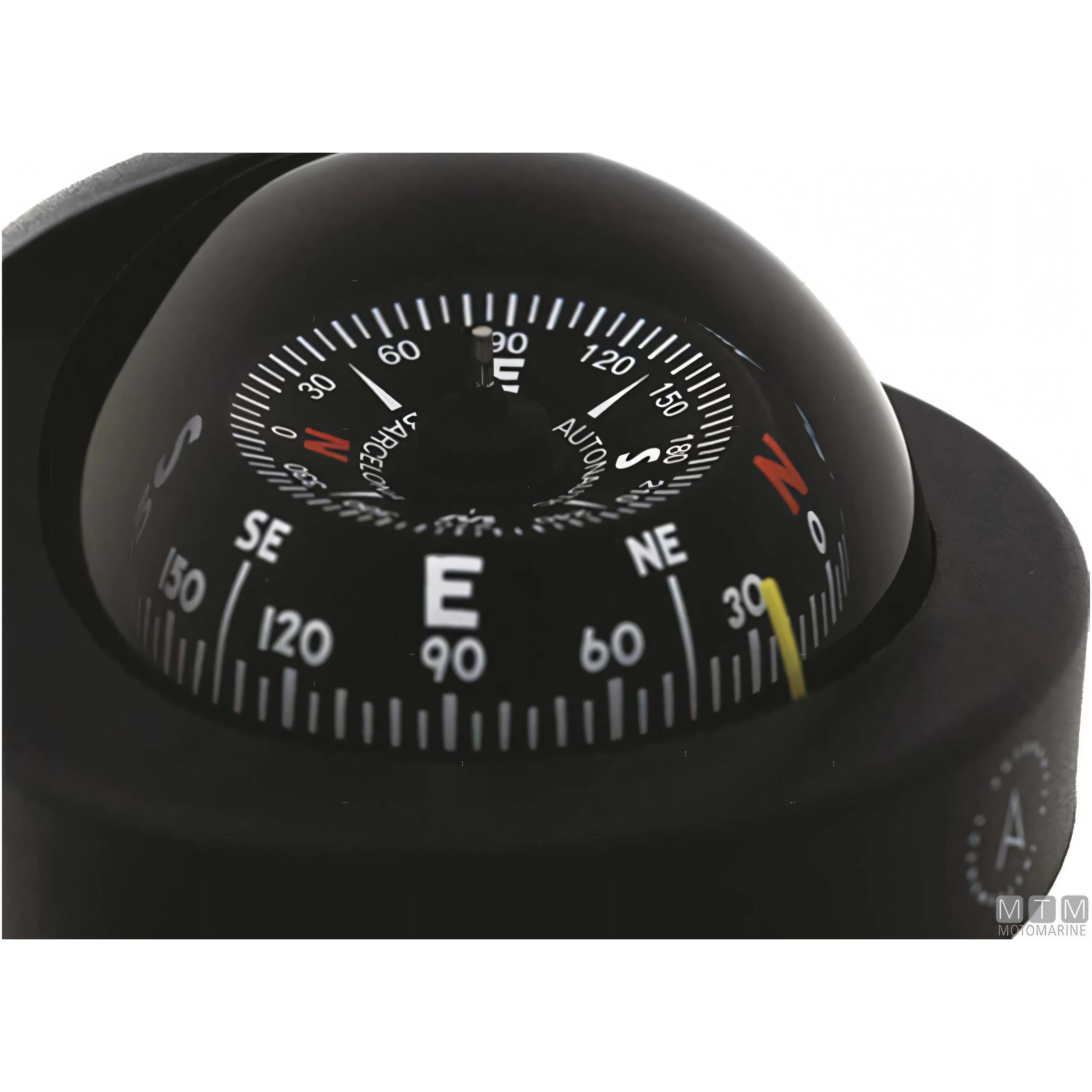 Autonautic bussola C12/110 a incasso — Nera