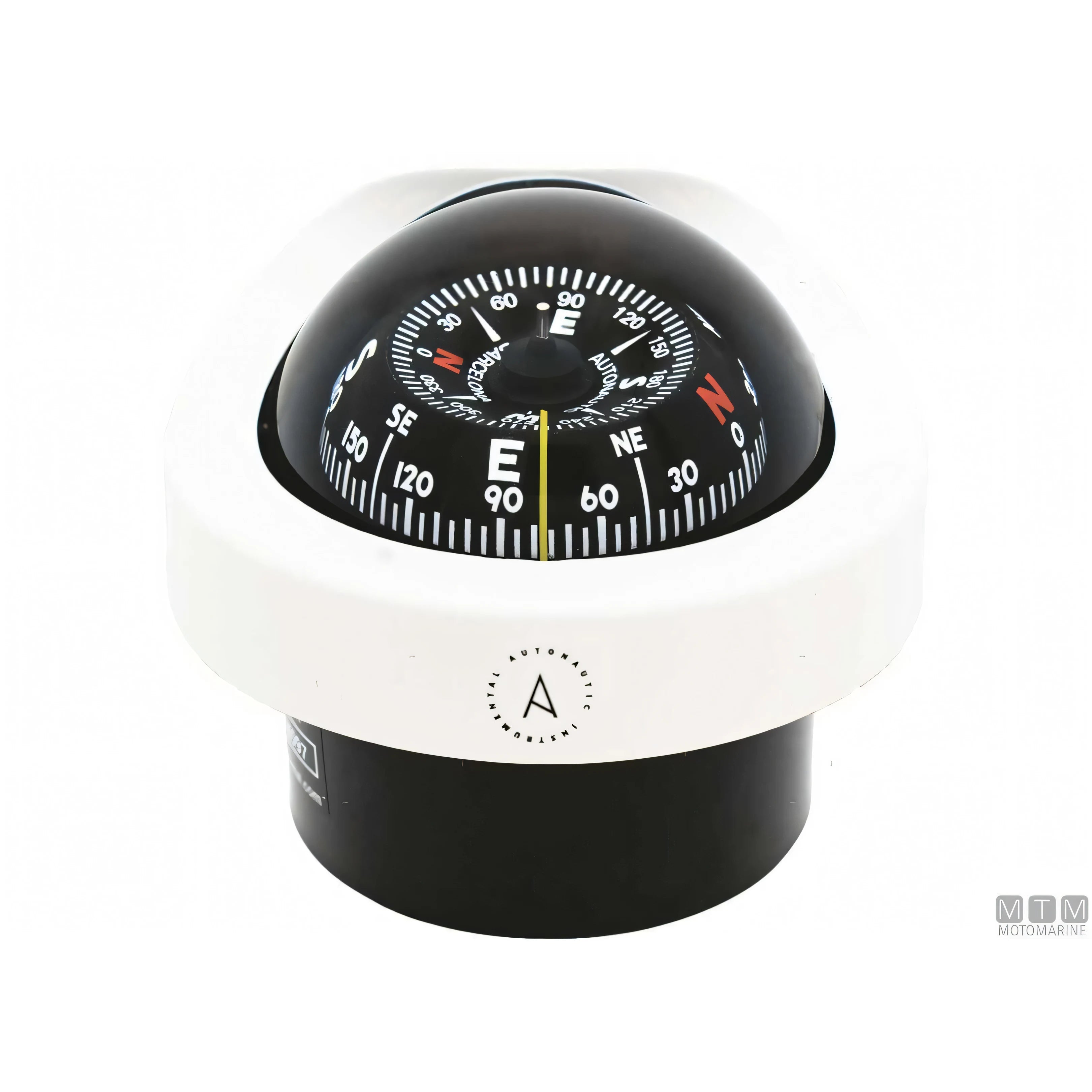 Autonautic bussola C12/110 a incasso — Bianca