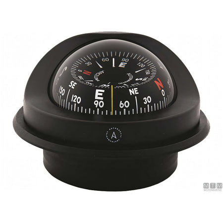 Bussola Autonautic C15/150 rosa 100mm nera — Nera