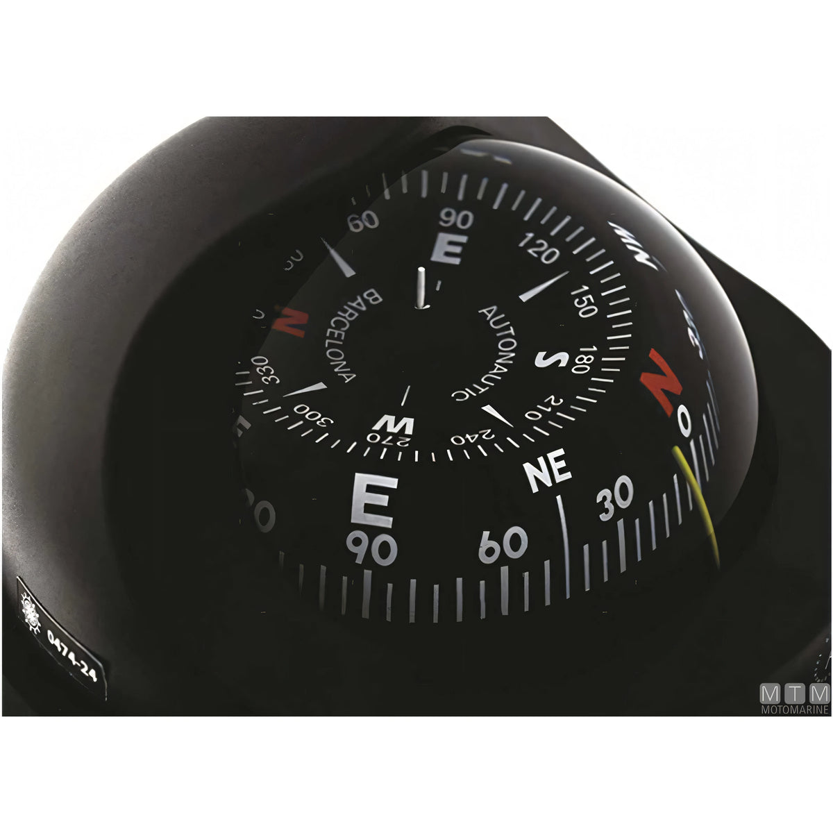 Bussola Autonautic C15/150 rosa 100mm nera — Nera