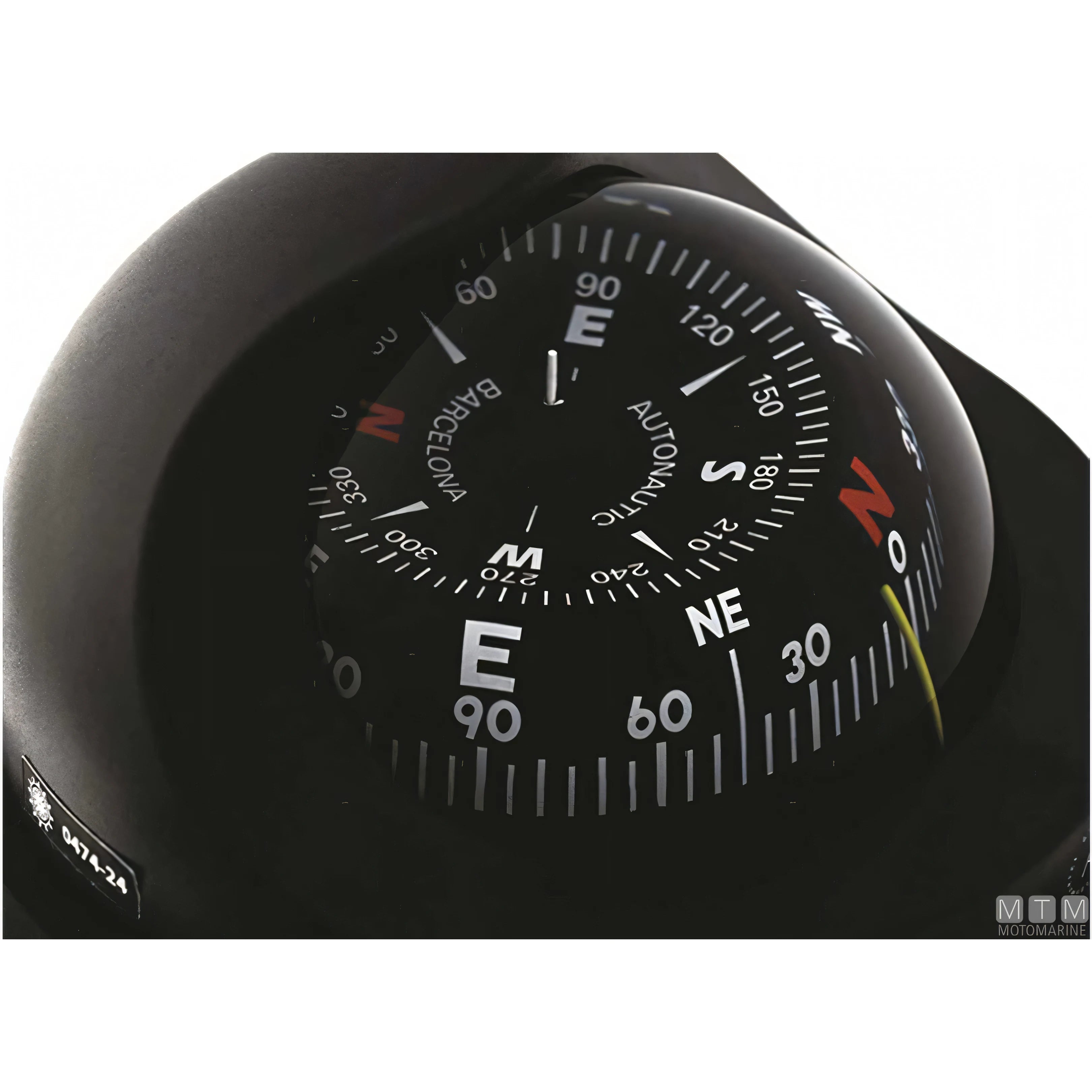 Bussola Autonautic C15/150 rosa 100mm nera — Nera