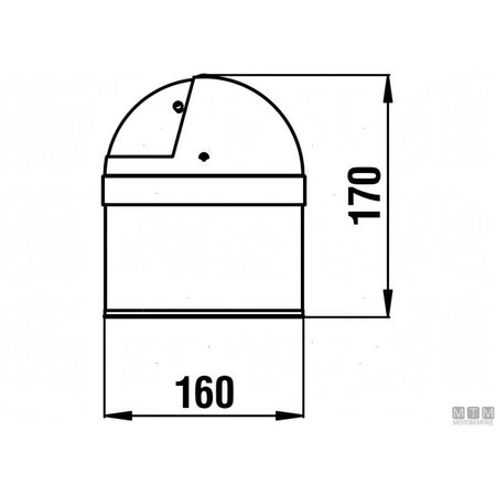Riviera Bussola Urania BU7 acciaio inox — Normale