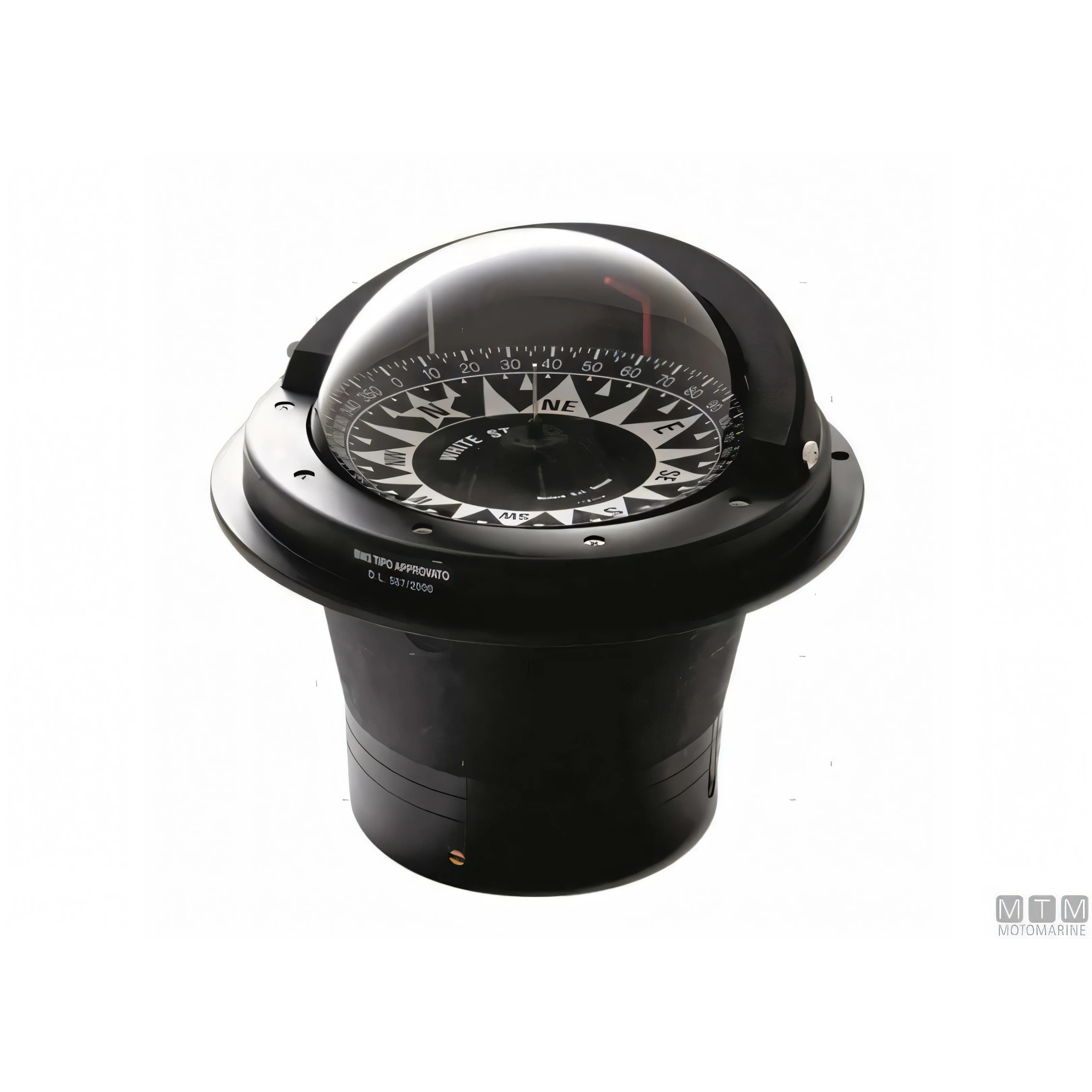 Bussola Riviera White Star BW3 nera — Standard - 5°