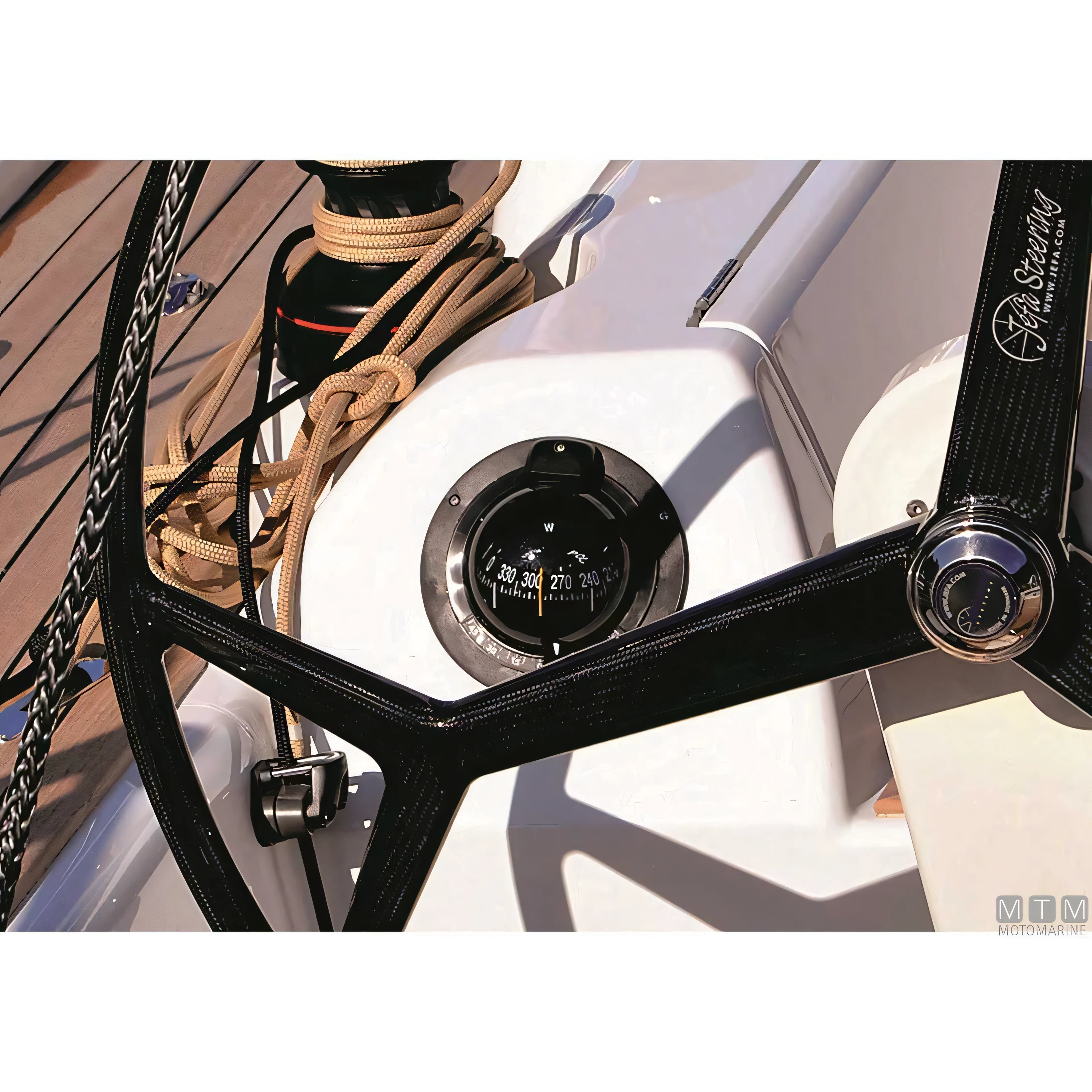 Riviera Pegasus 4-BP2 bussola verticale — Cornice Nera, Rosa Nera