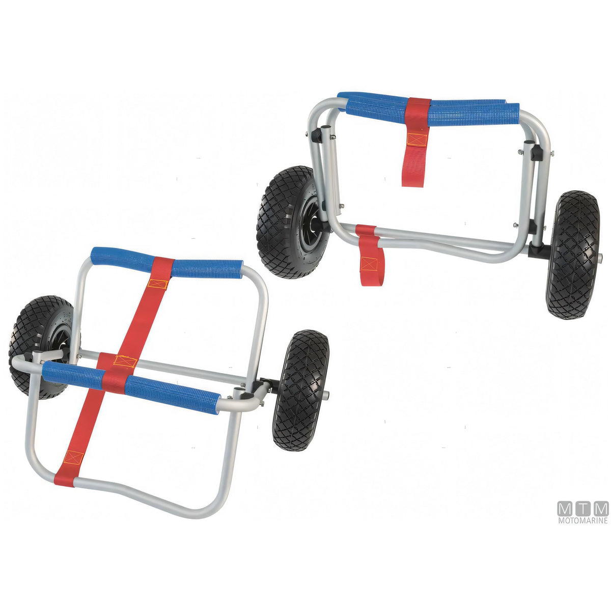 Motomarine carrello porta canoe con cinghie di serraggio — 2,8 Kg.
