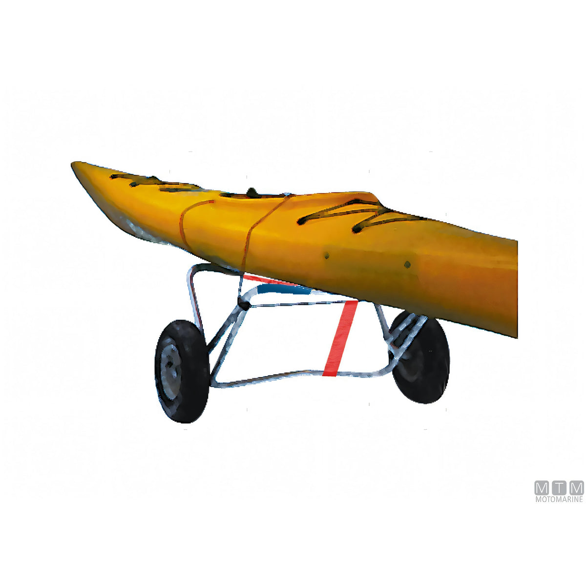 Motomarine carrello porta canoe con cinghie di serraggio — 2,8 Kg.