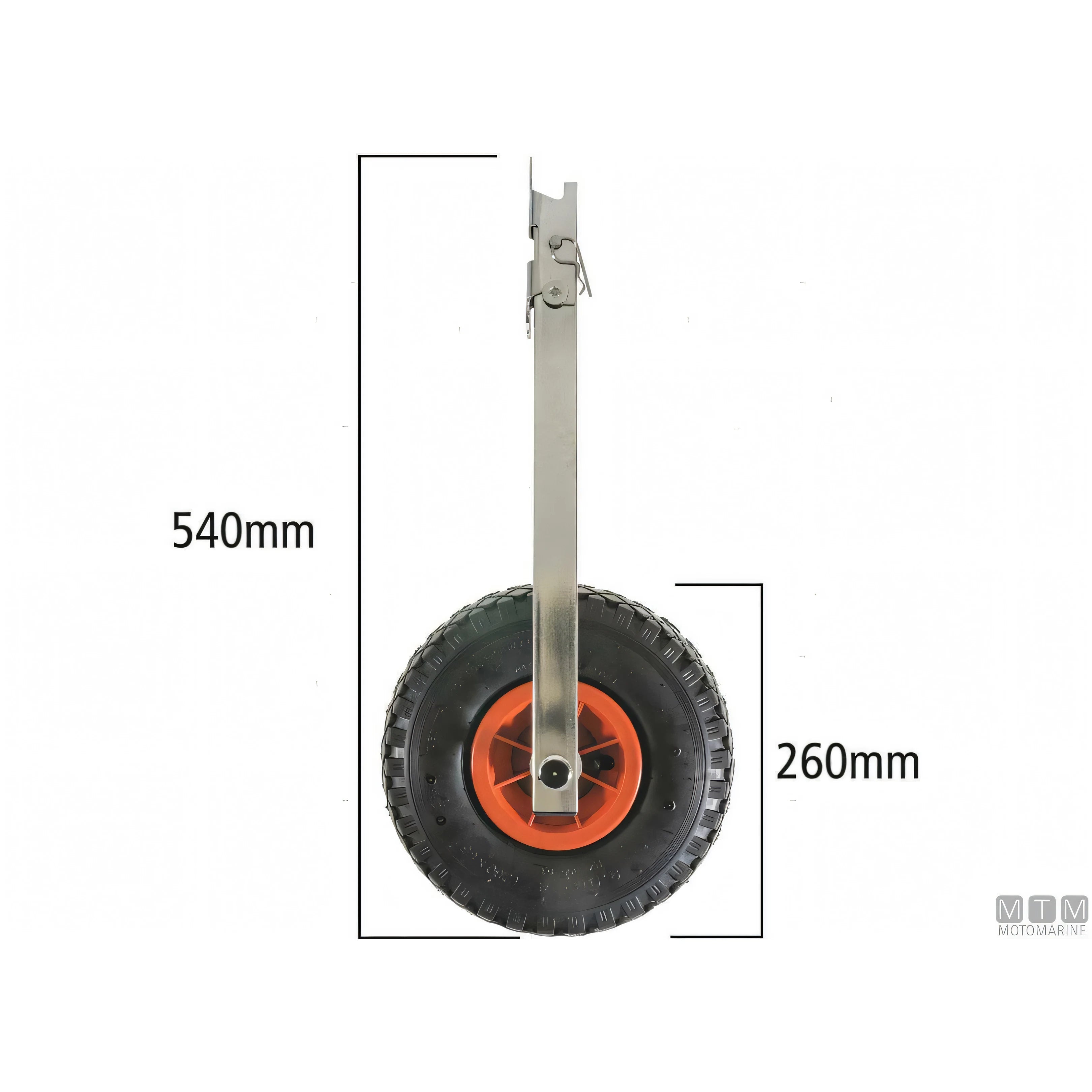 Motomarine Ruote Alaggio Poppa Standy Acciaio Inox — 130 Kg