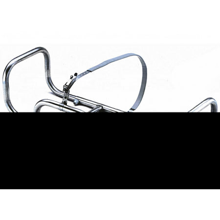 Motomarine sella regolabile inox per zattere di salvataggio — 520 x 750 x H200 mm