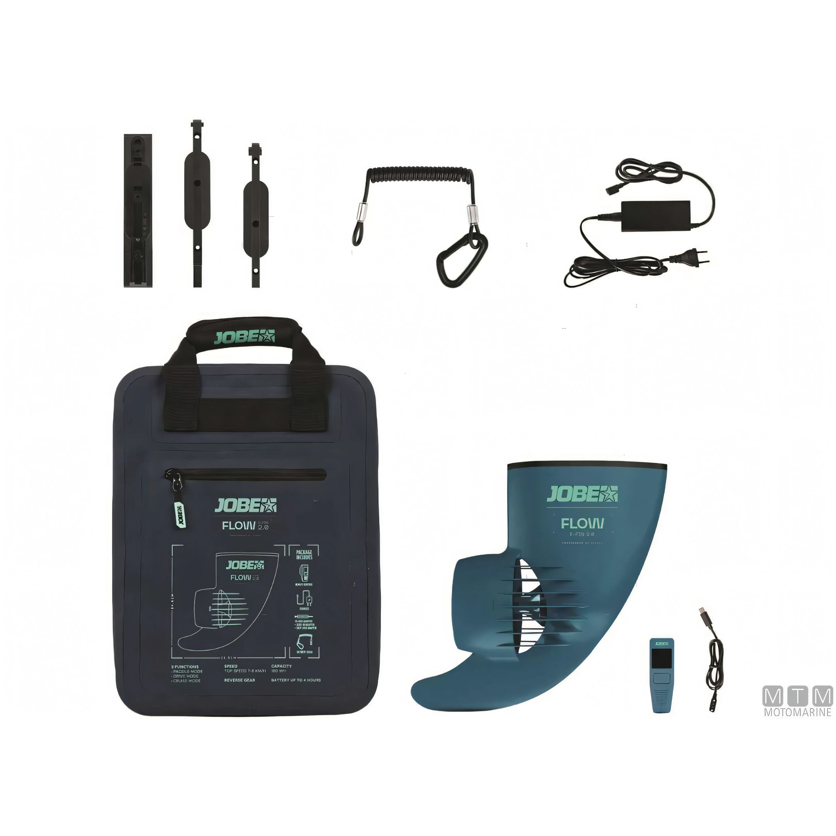 Jobe Flow E-Fin pinna elettrica per SUP e kayak — Flow E-Fin