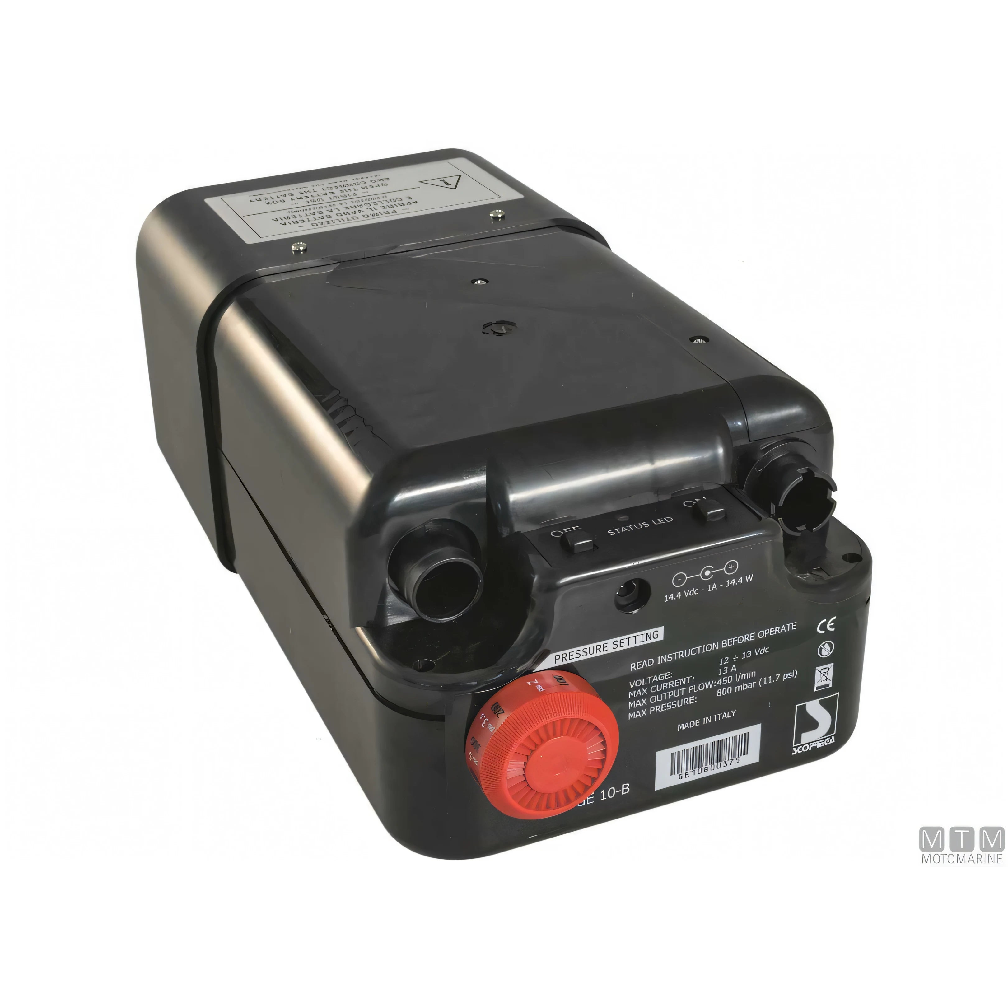 Scoprega Gonfiatore Elettrico GE 10-B con Batteria Ricaricabile — GE 10-B 800 mbar