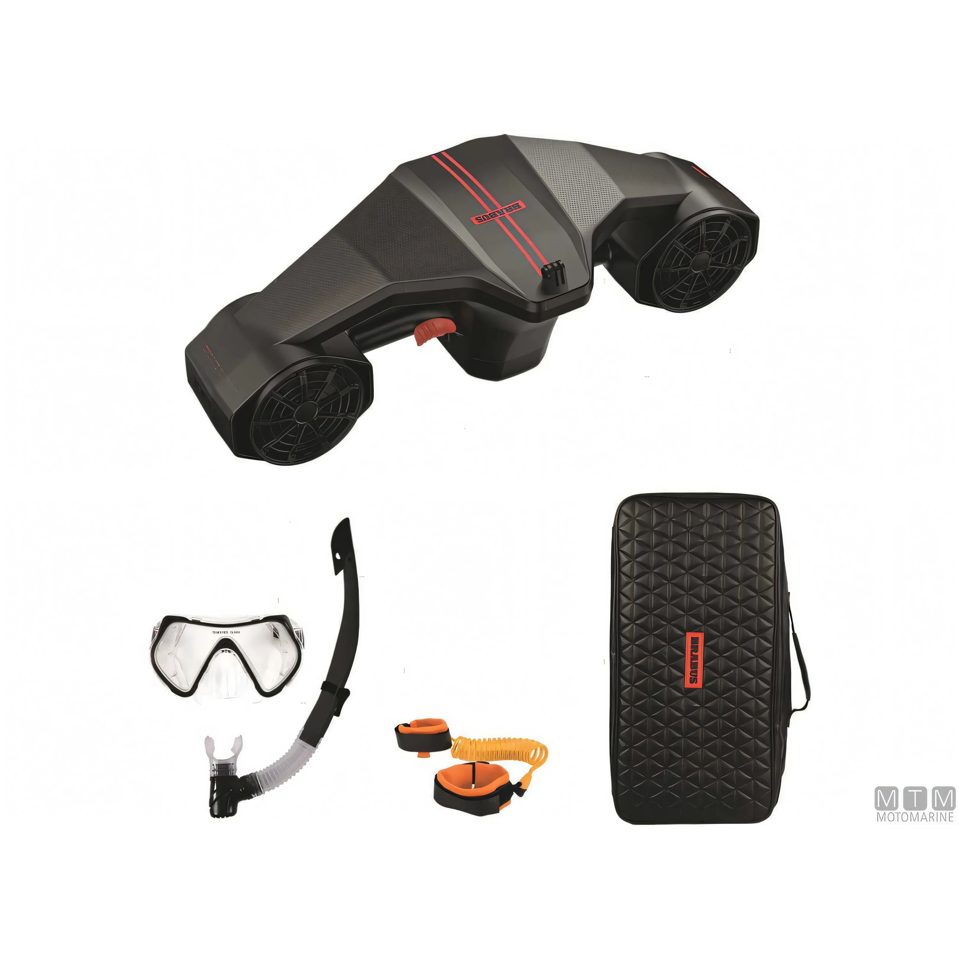 Jobe Brabus Shadow seascooter subacqueo — Package completo