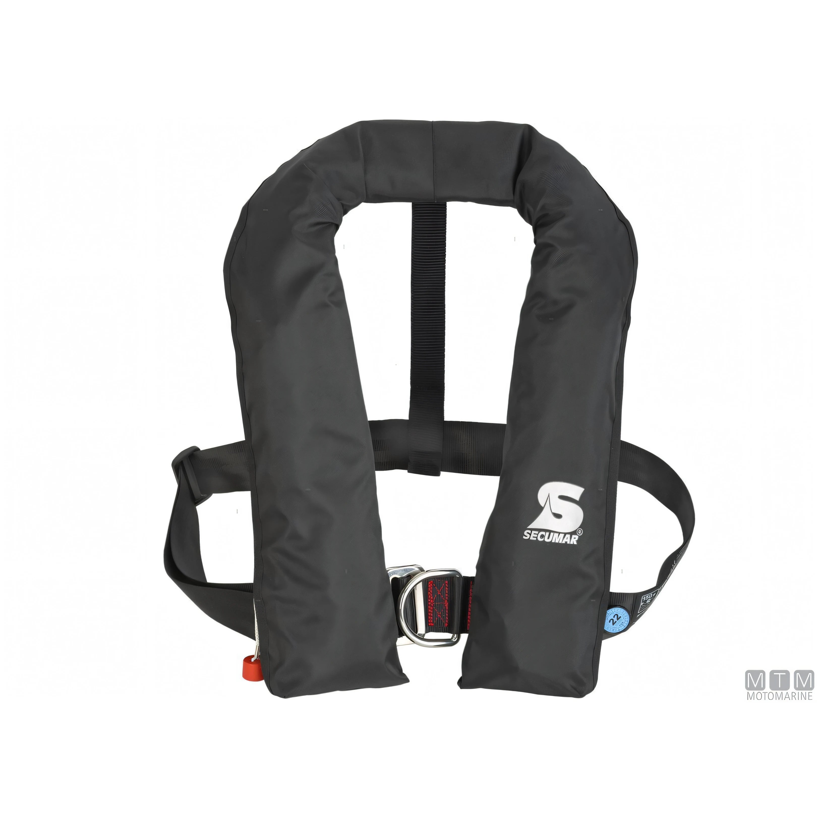 Secumar Mystic 150N giubbotto di salvataggio gonfiabile nero — Giubbotto 150N Nero