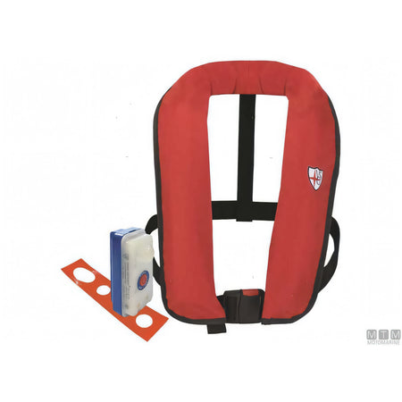 Veleria San Giorgio giubbotto di salvataggio gonfiabile VSG Skipper 150N rosso