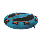 Ski Tube JOBE DROPLET rotondo blu turchese e arancione con maniglie e superficie antiscivolo nera | Onautica
