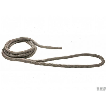 Treccia da Ormeggio Custom in Poliestere HT con Gassa Rinforzata Ø 24 mm — Grigia · Gassa rinforzata · 16 m