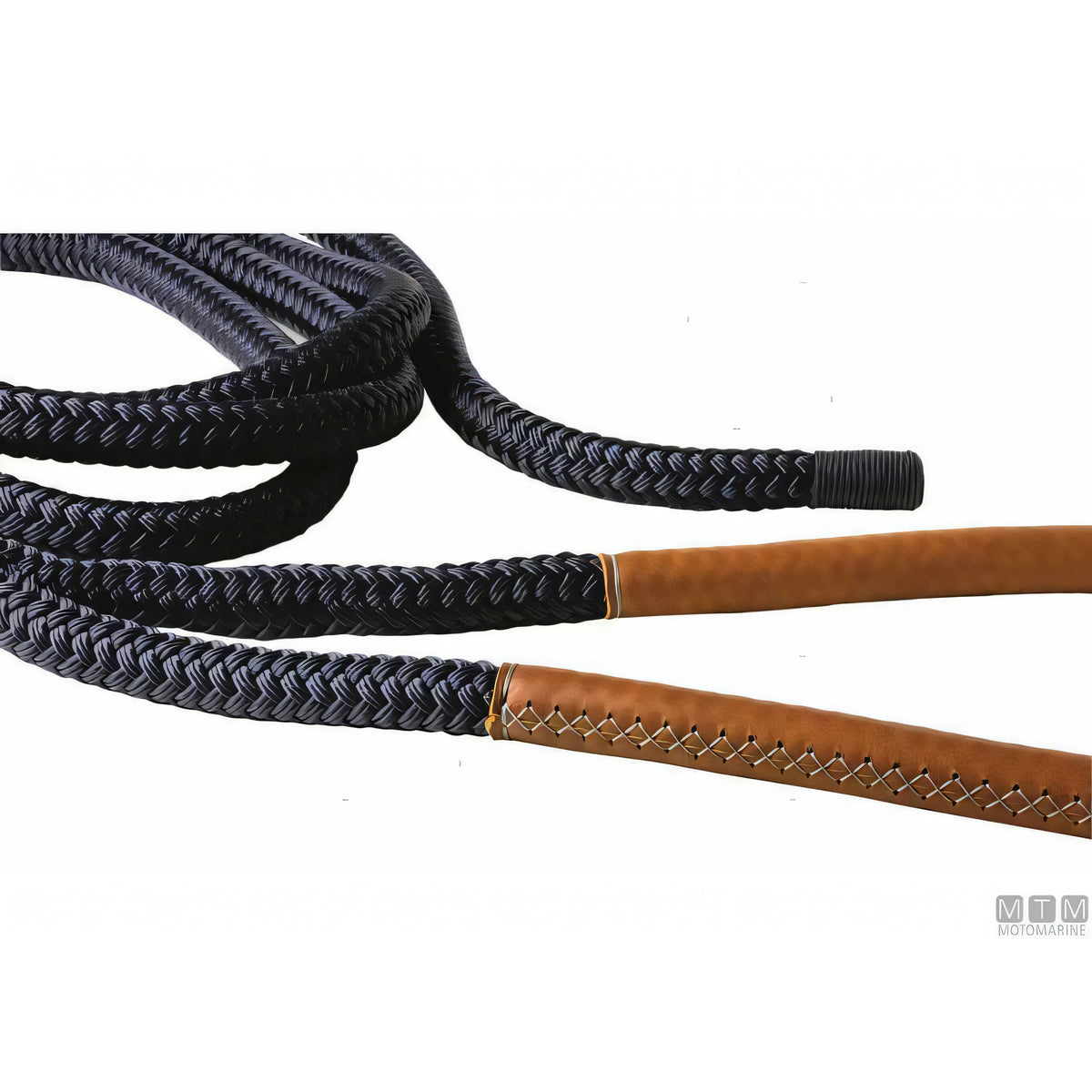 Treccia da Ormeggio Custom in Poliestere HT con Gassa Rinforzata Ø 24 mm — Blue Navy · Gassa rinforzata · 16 m