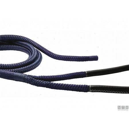 Treccia da Ormeggio Custom in Poliestere HT con Gassa Rinforzata Ø 24 mm — Blue Navy · Gassa rinforzata · 16 m