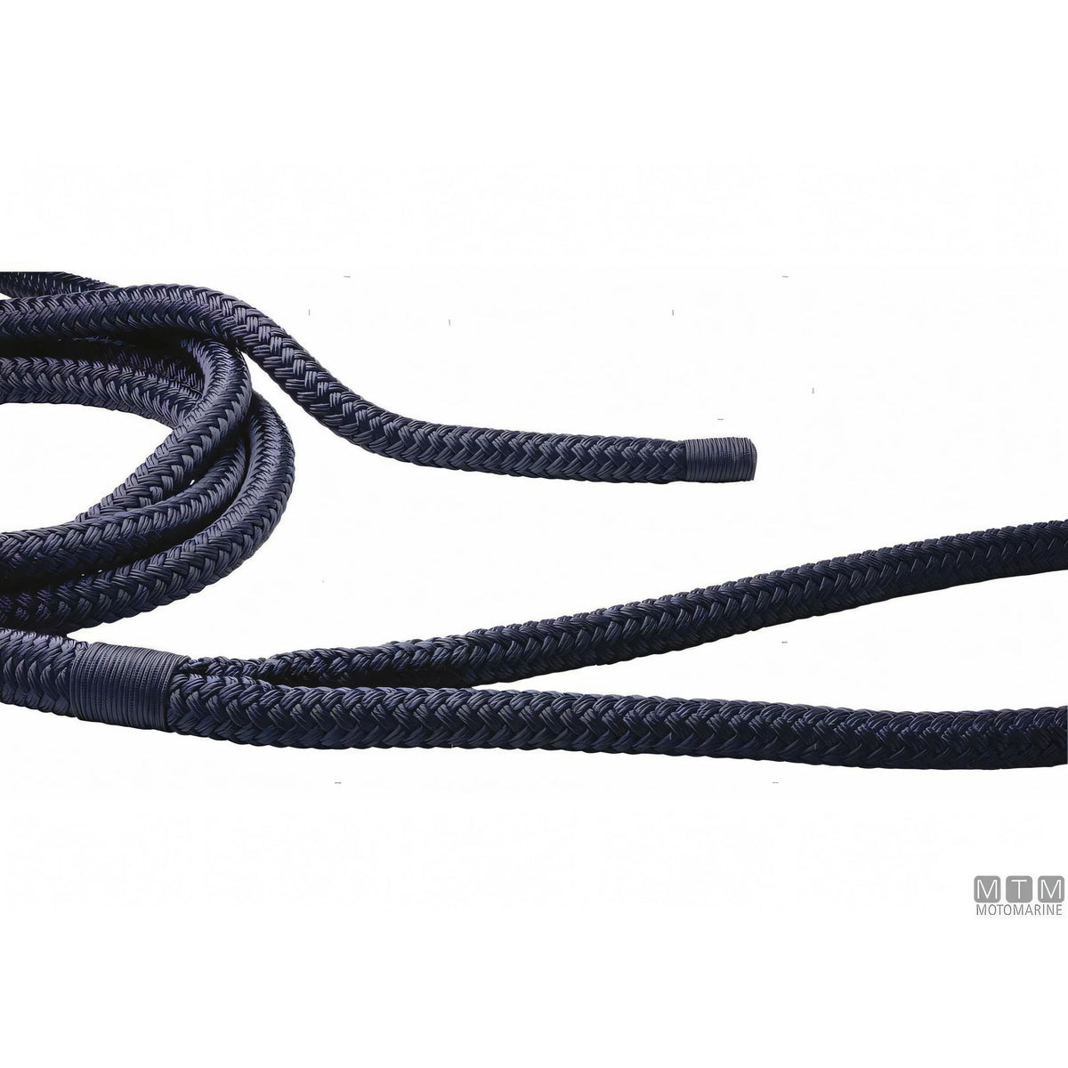 Motomarine treccia ormeggio in poliestere alta tenacità con gassa — Blue Navy · Gassa rinforzata · 20 m