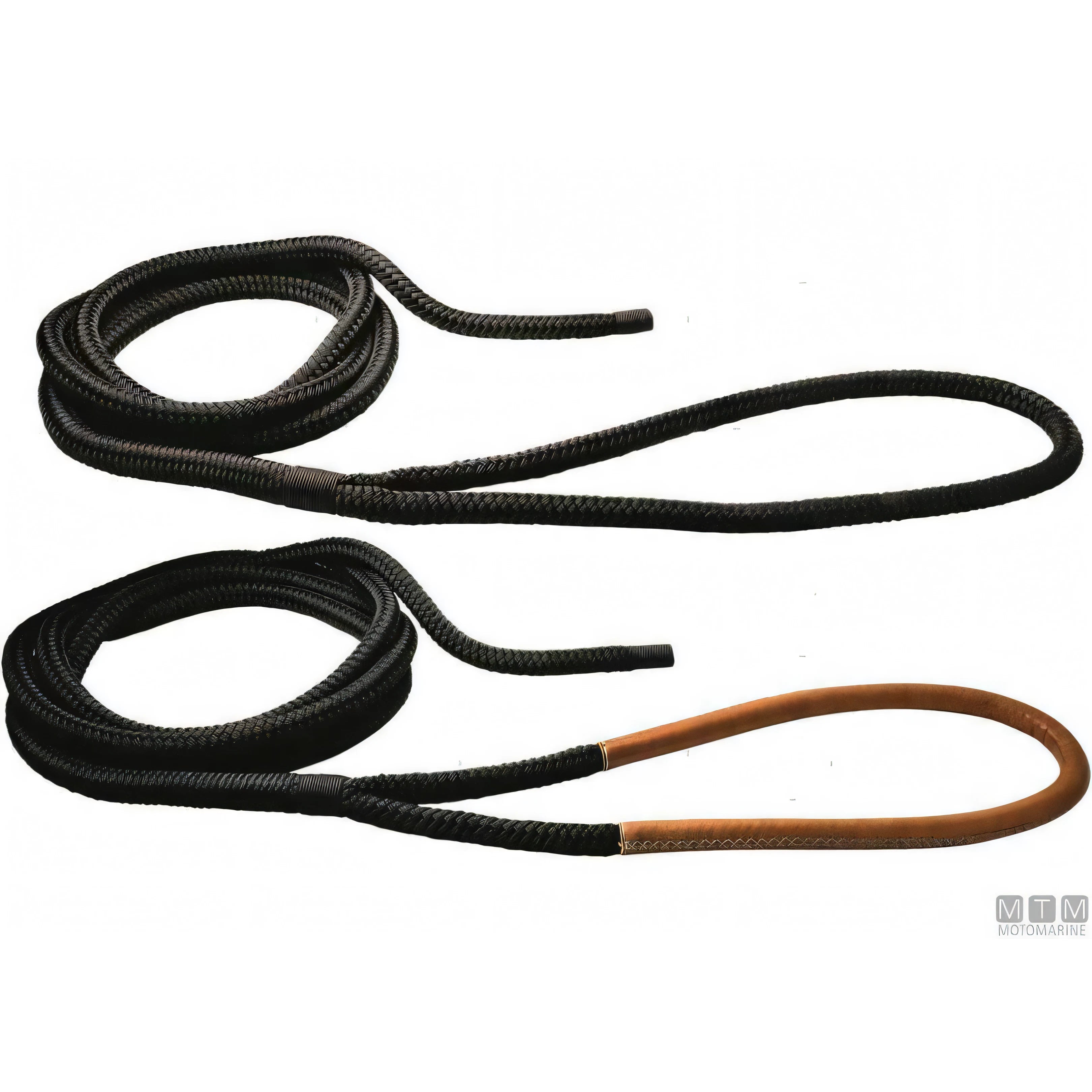 Treccia da Ormeggio Custom in Poliestere HT con Gassa Rinforzata Ø 24 mm — Nera · Gassa rinforzata · 16 m