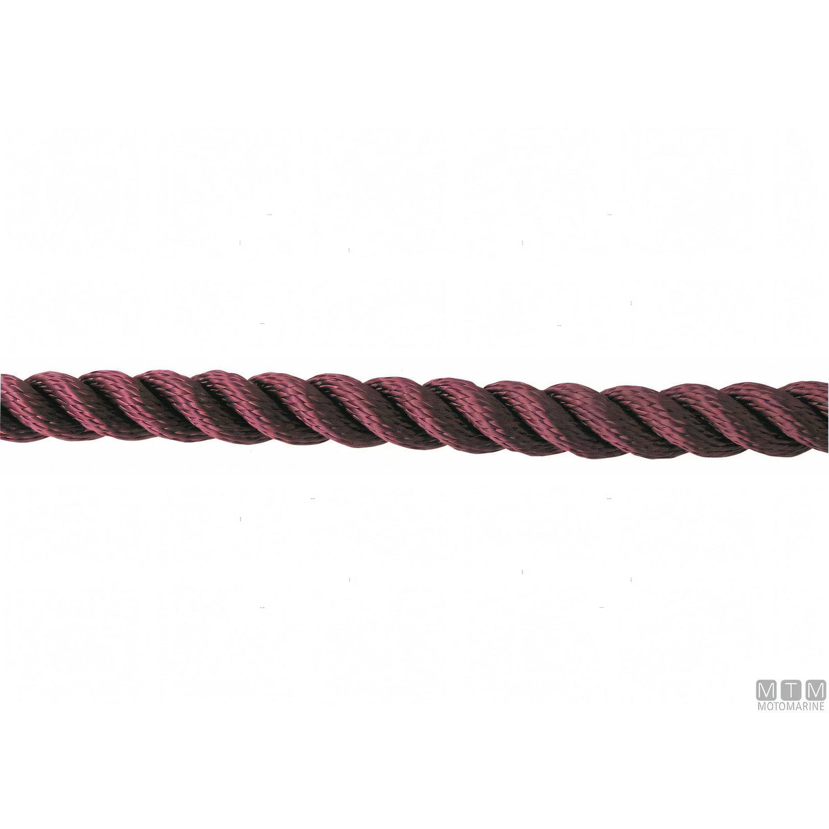 Cima 3 fusi in poliestere Ø 16 mm. rosso (RED WINE) — vista 2