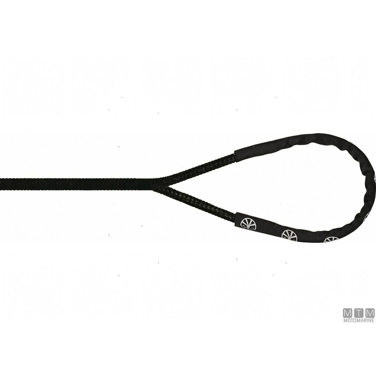 Treccia Liros Handy-Elastic Ø16 mm con Gassa 40 cm — Nera Ø10mm 6m