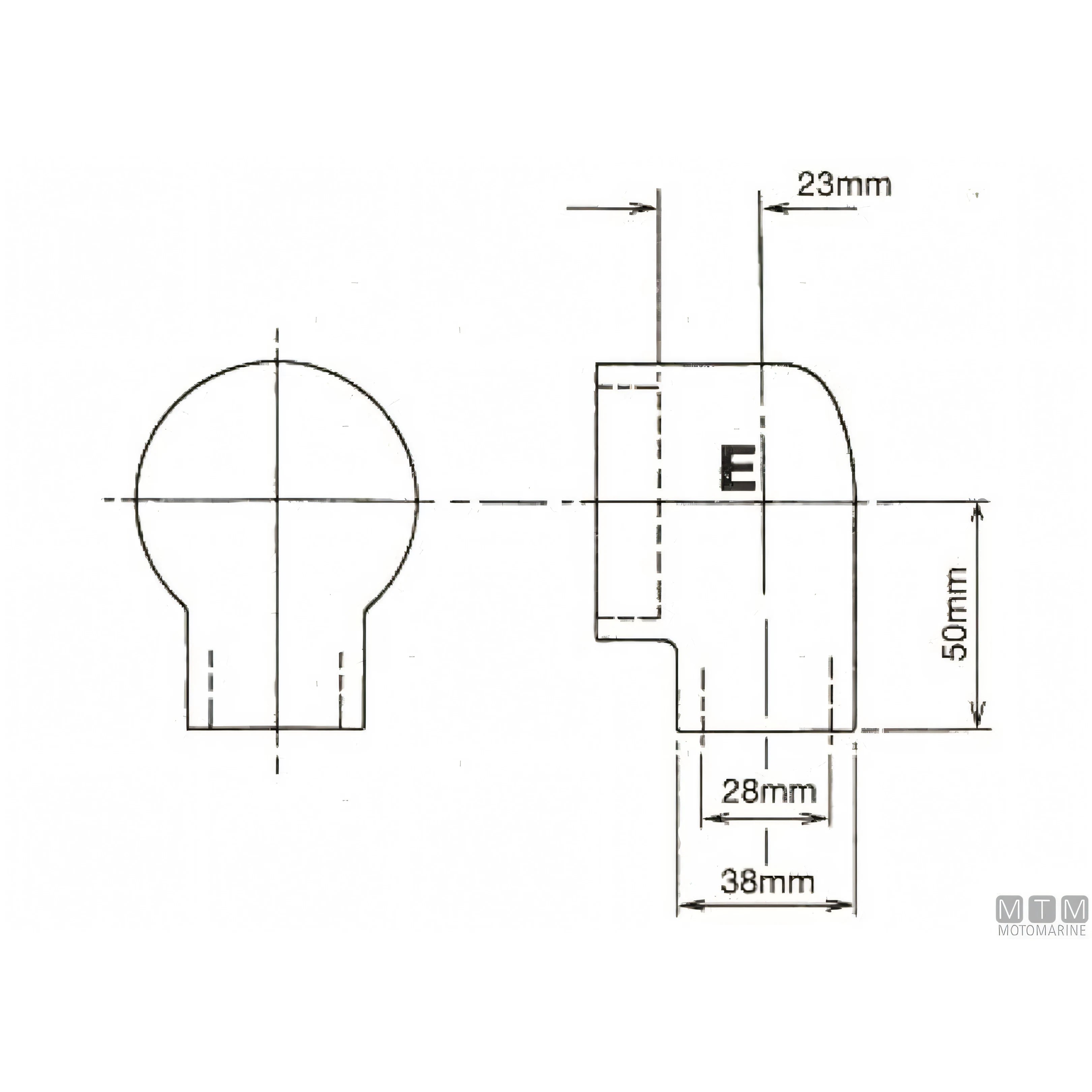 Bowman refrigerante olio DC in lega di Nichel — Manicotto a gomito Ø 28 mm