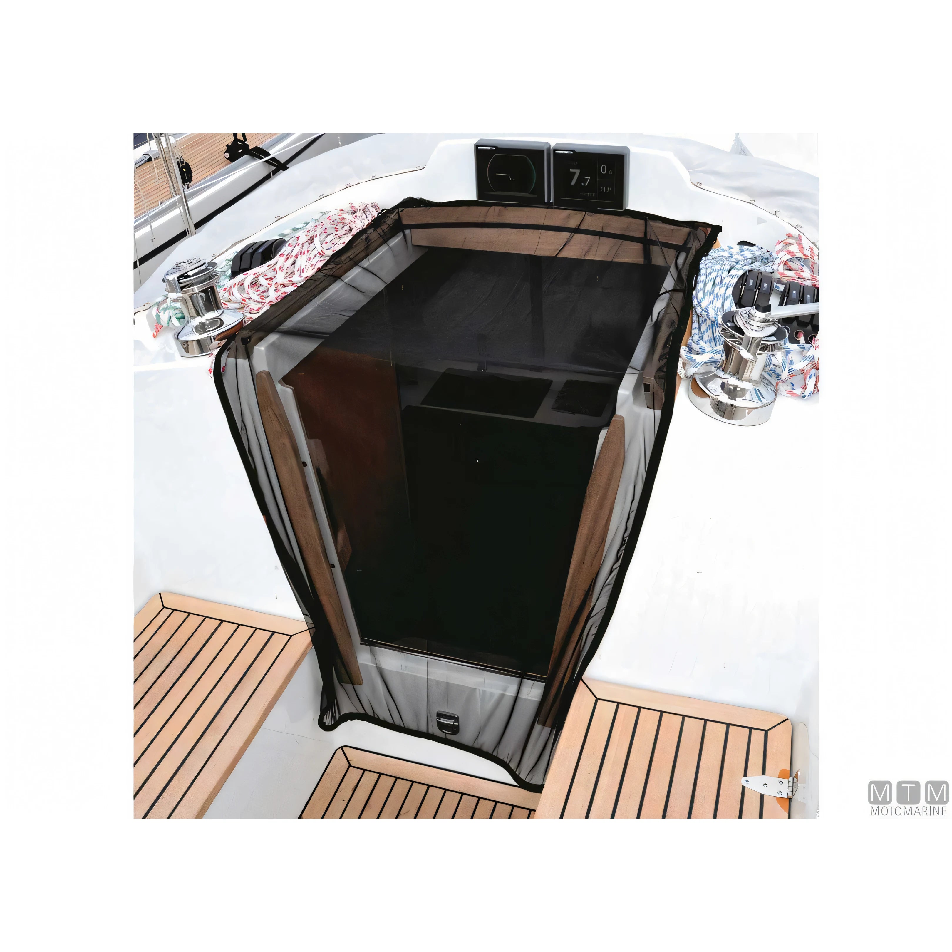 Motomarine zanzariera boccaporto Water Line — 90 x 180 cm