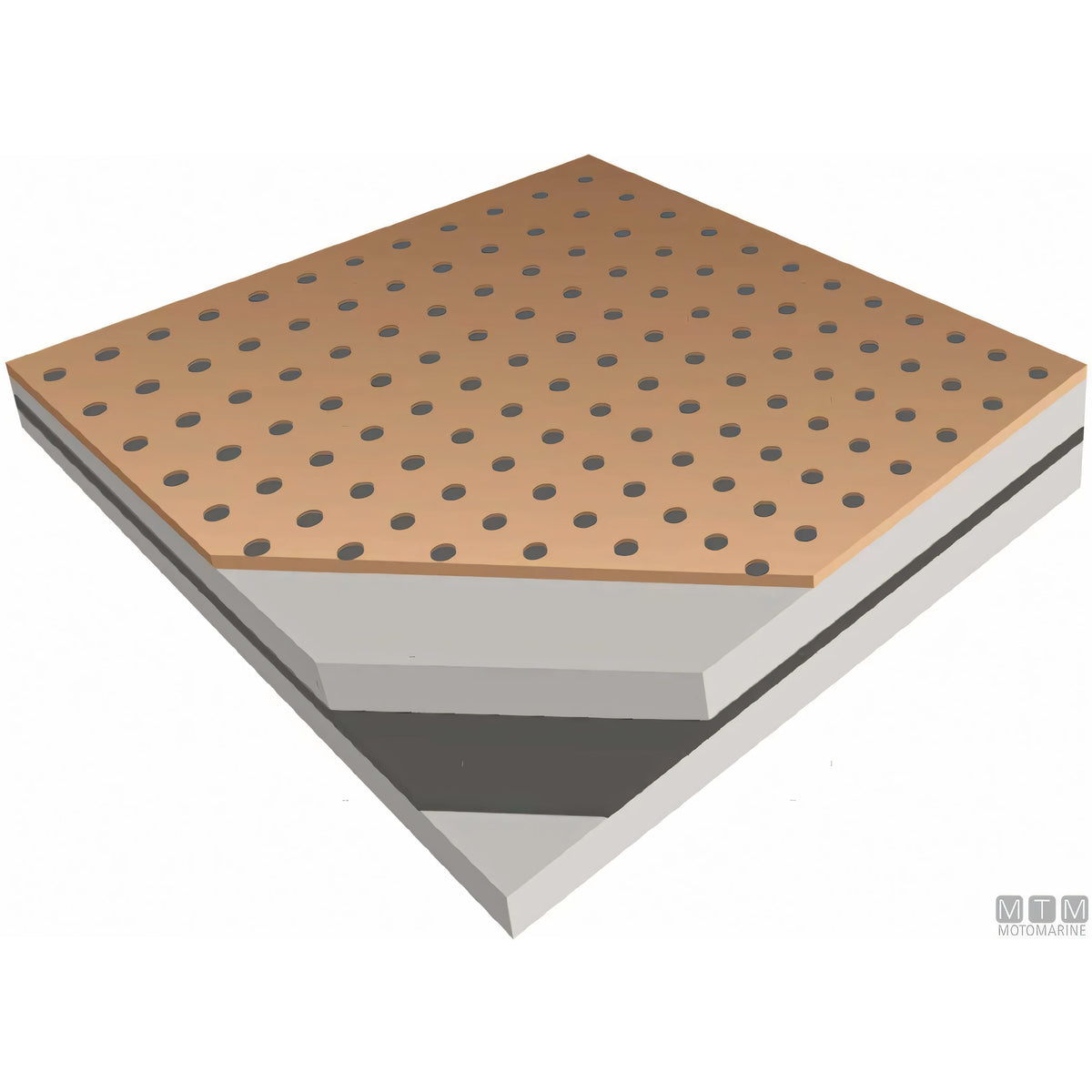 Motomarine rivestimento fono termo isolante Akustikabsorber in gomma — 100x120 cm