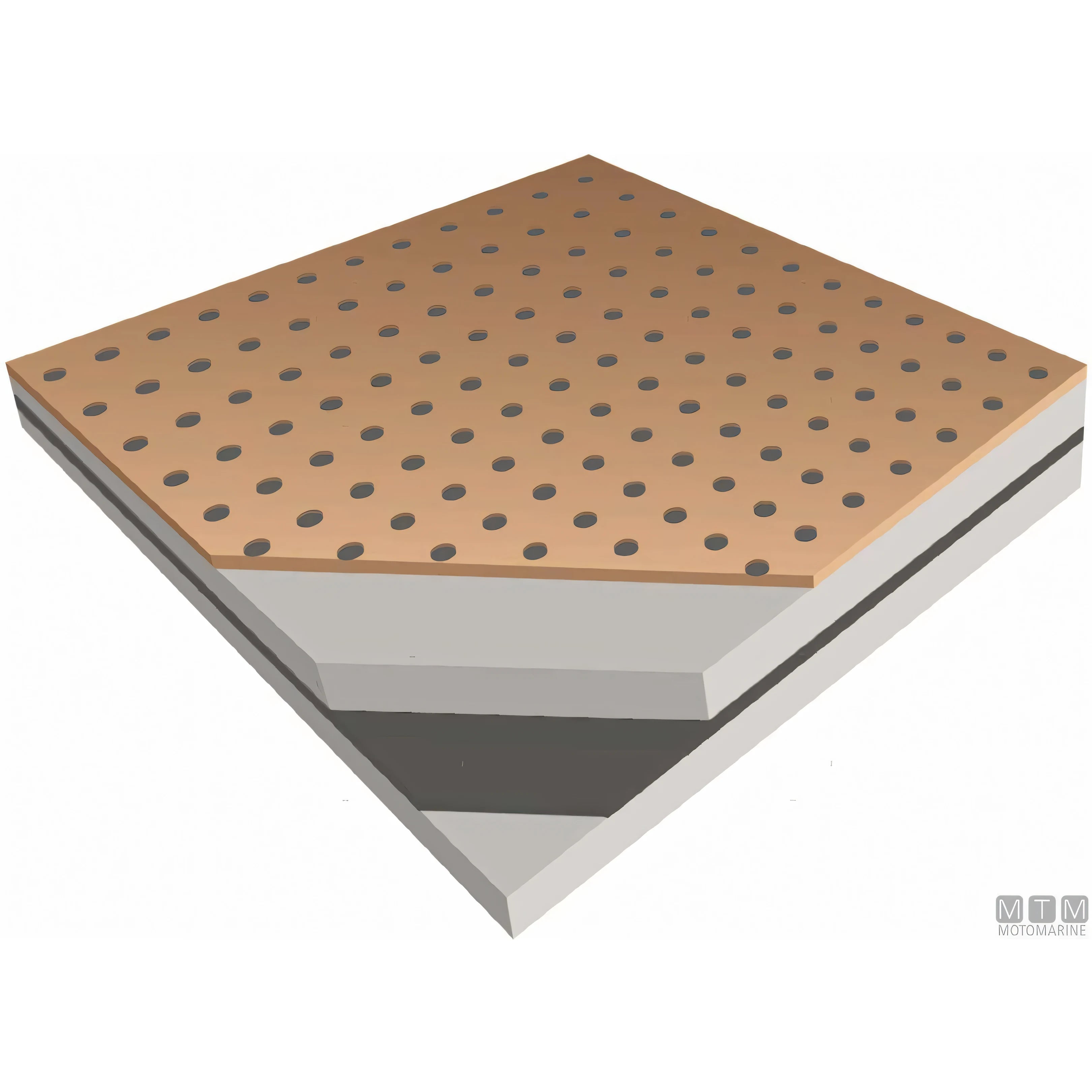 Motomarine rivestimento fono termo isolante Akustikabsorber in gomma — 100x120 cm