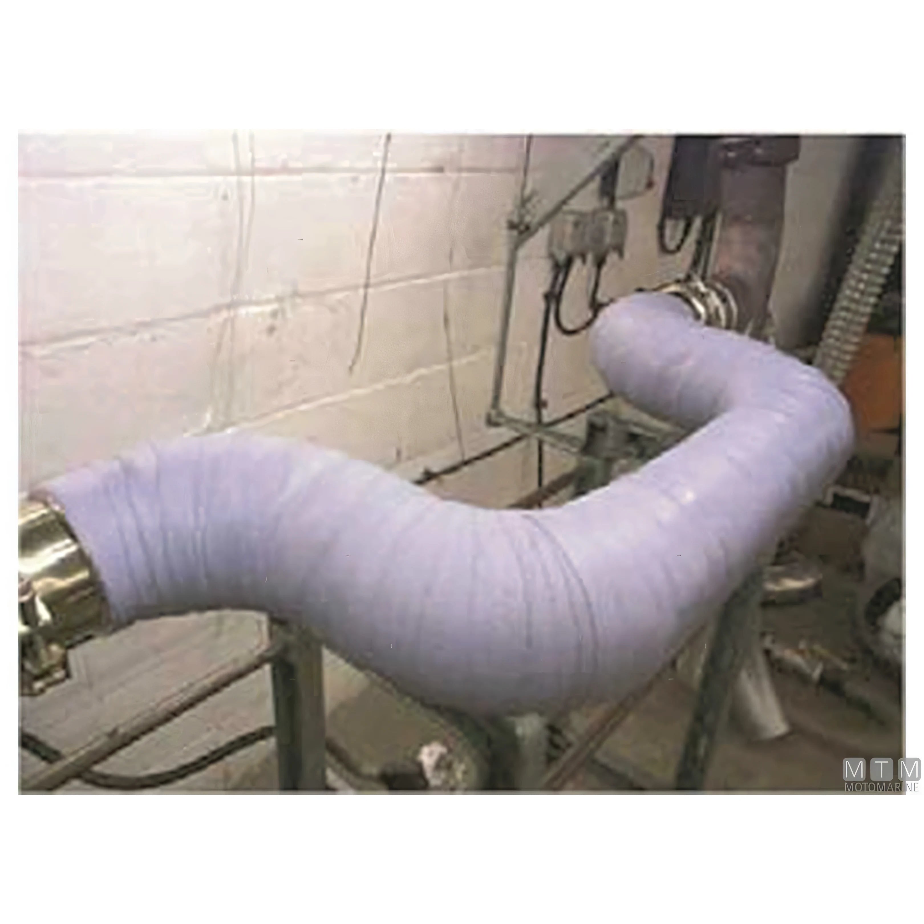 Motomarine nastro termoisolante elastico fibra di vetro e alluminio — 50 mm x 5,5 m