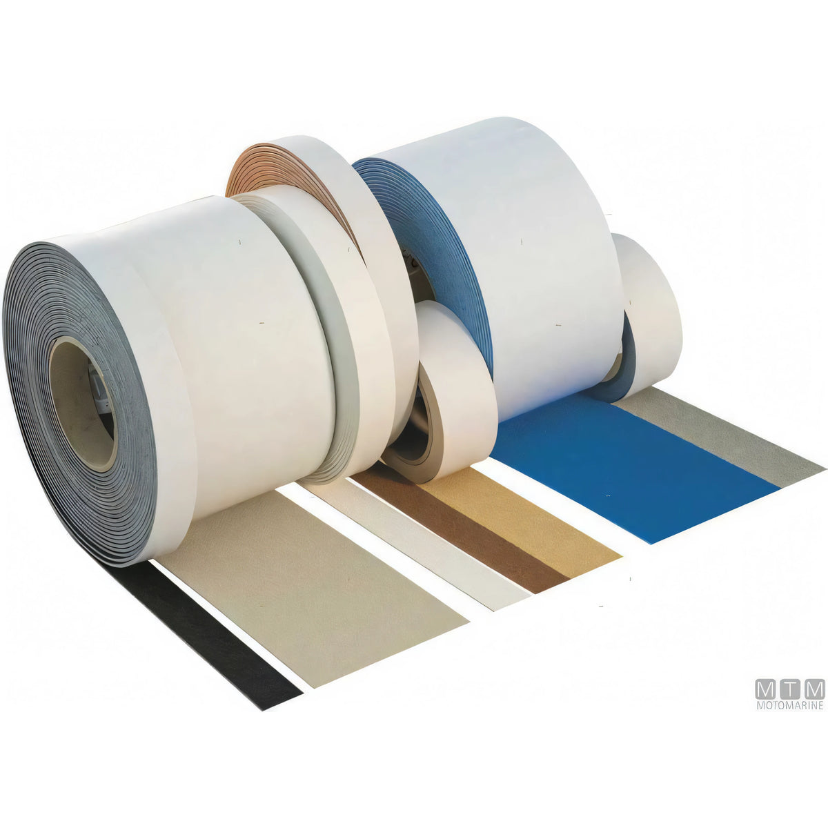 Striscia antiscivolo blu in poliuretano su base poliestere, larghezza 10 cm