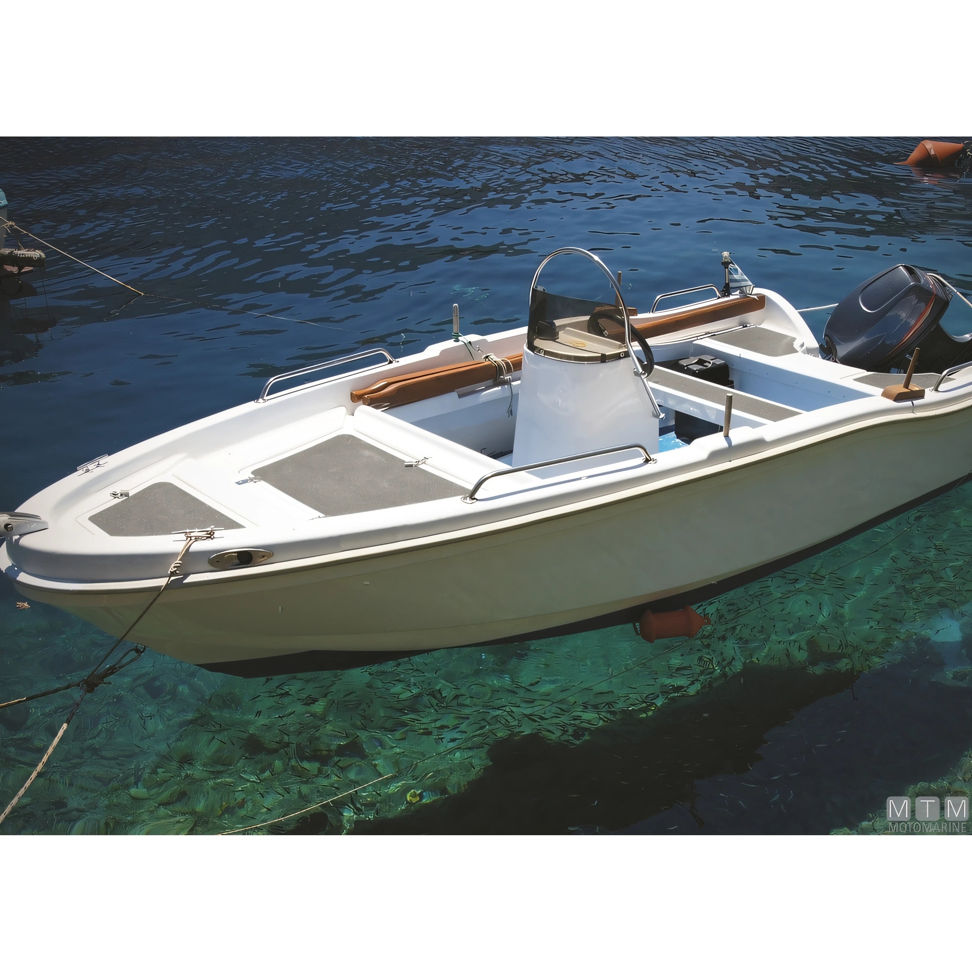 Motomarine rivestimento EVA Deck per pavimentazione nautica — Fresato Teak - Senza adesivo