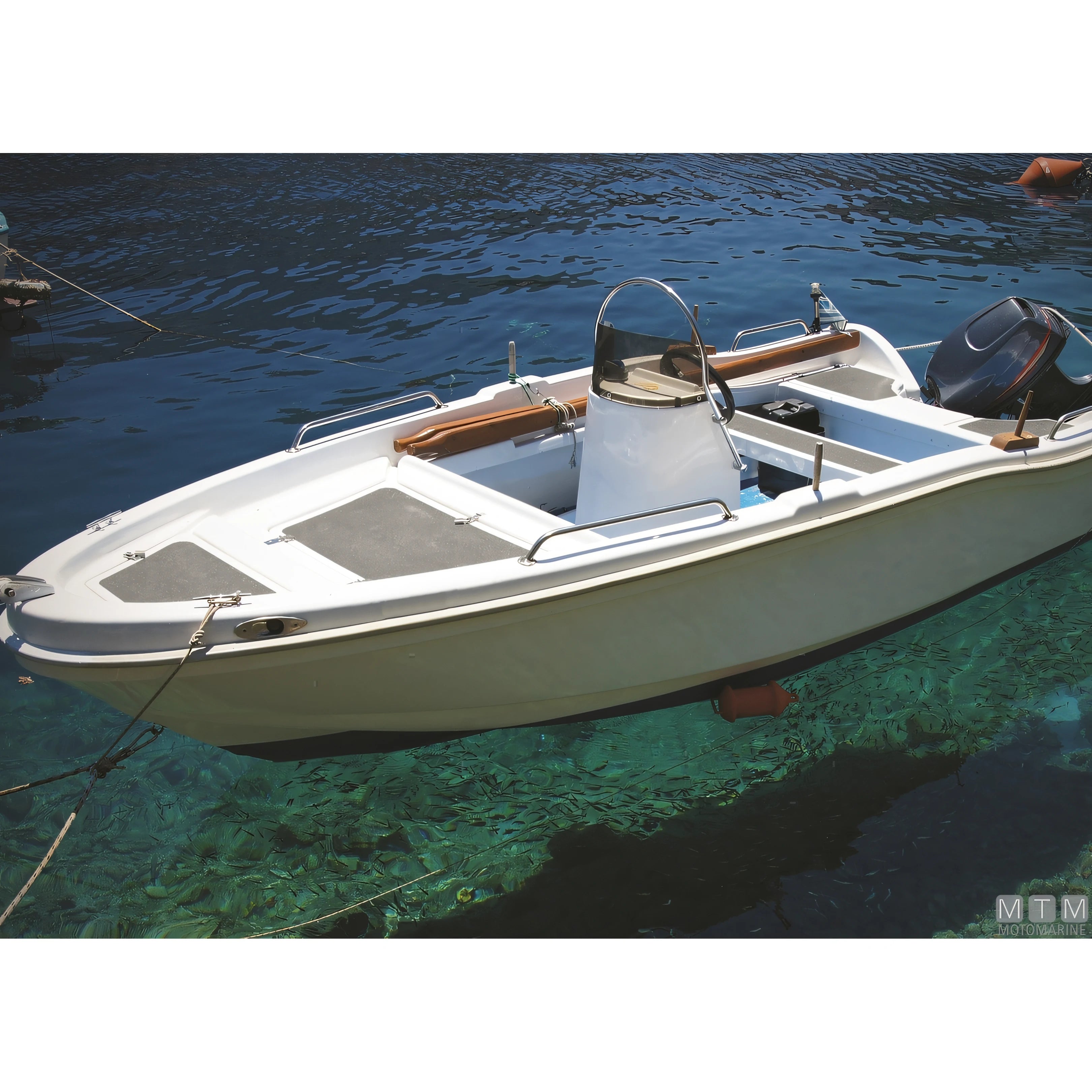 Motomarine rivestimento EVA Deck per pavimentazione nautica — Liscio Grigio - Senza adesivo