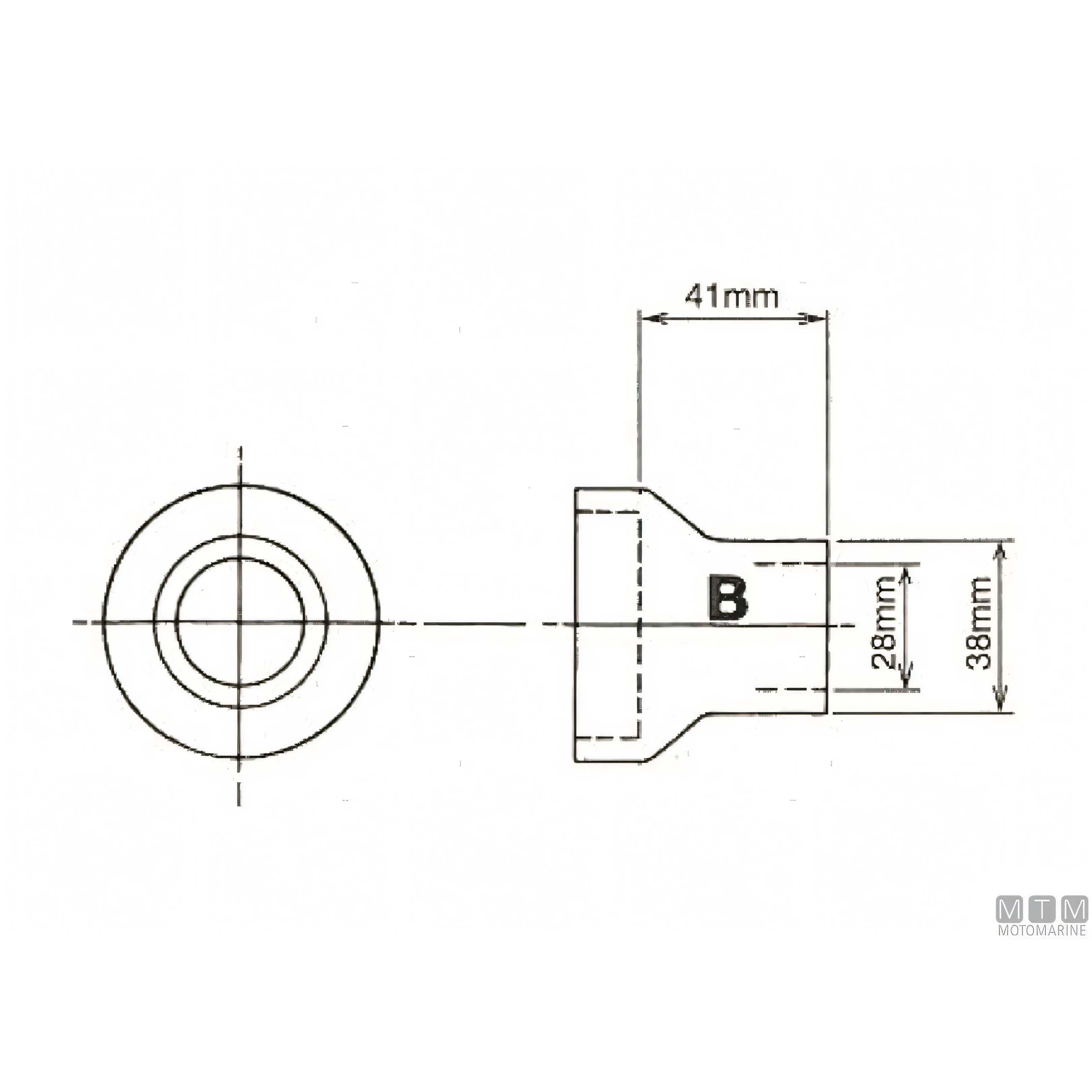 Bowman Manicotto dritto Ø 28 mm