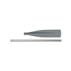 Remo divisibile in alluminio anodizzato grigio con pala in plastica, 2 componenti separati | Onautica