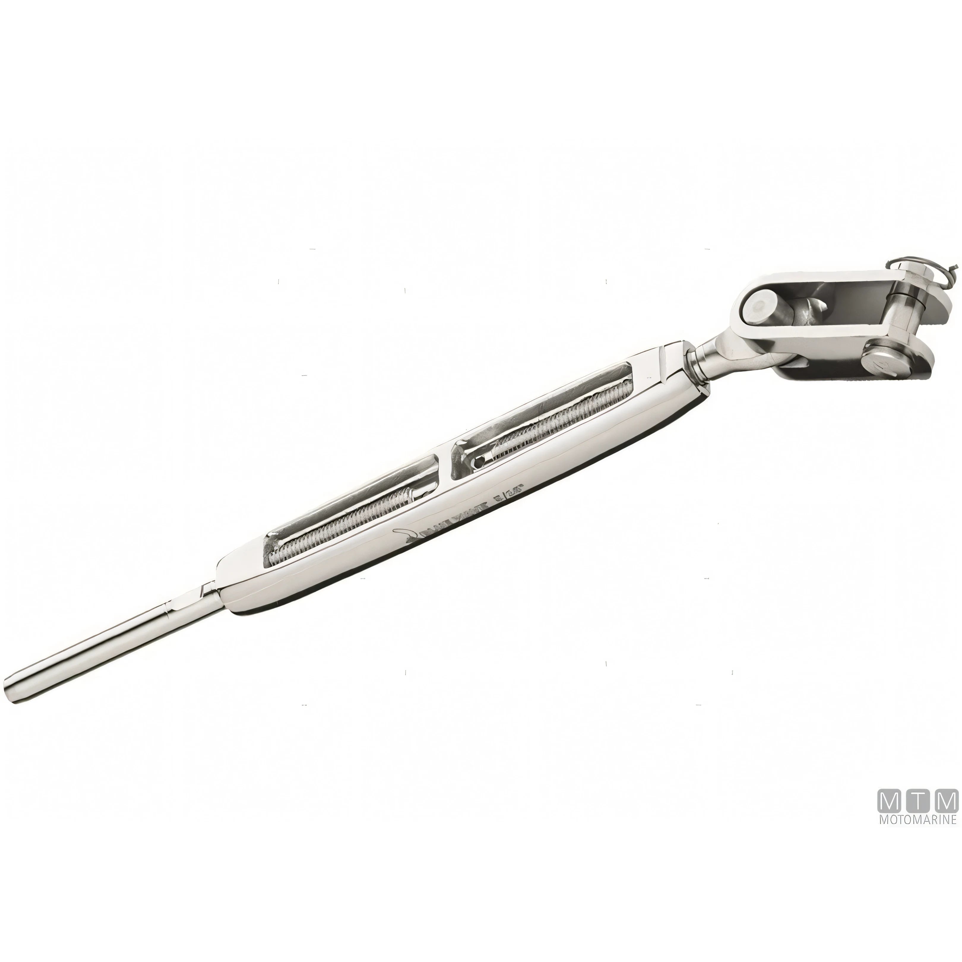 Blue Wave tenditore forcella snodata terminale a pressare bronzo cromato inox 316 — UNF 5/16" - Ø Cavo 4 mm