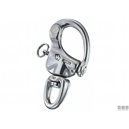 Wichard Moschettone Sgancio Rapido Occhio Girevole Inox — Ø 11 mm