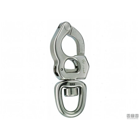 Wichard moschettone sgancio rapido occhio girevole inox — Ø 11 mm