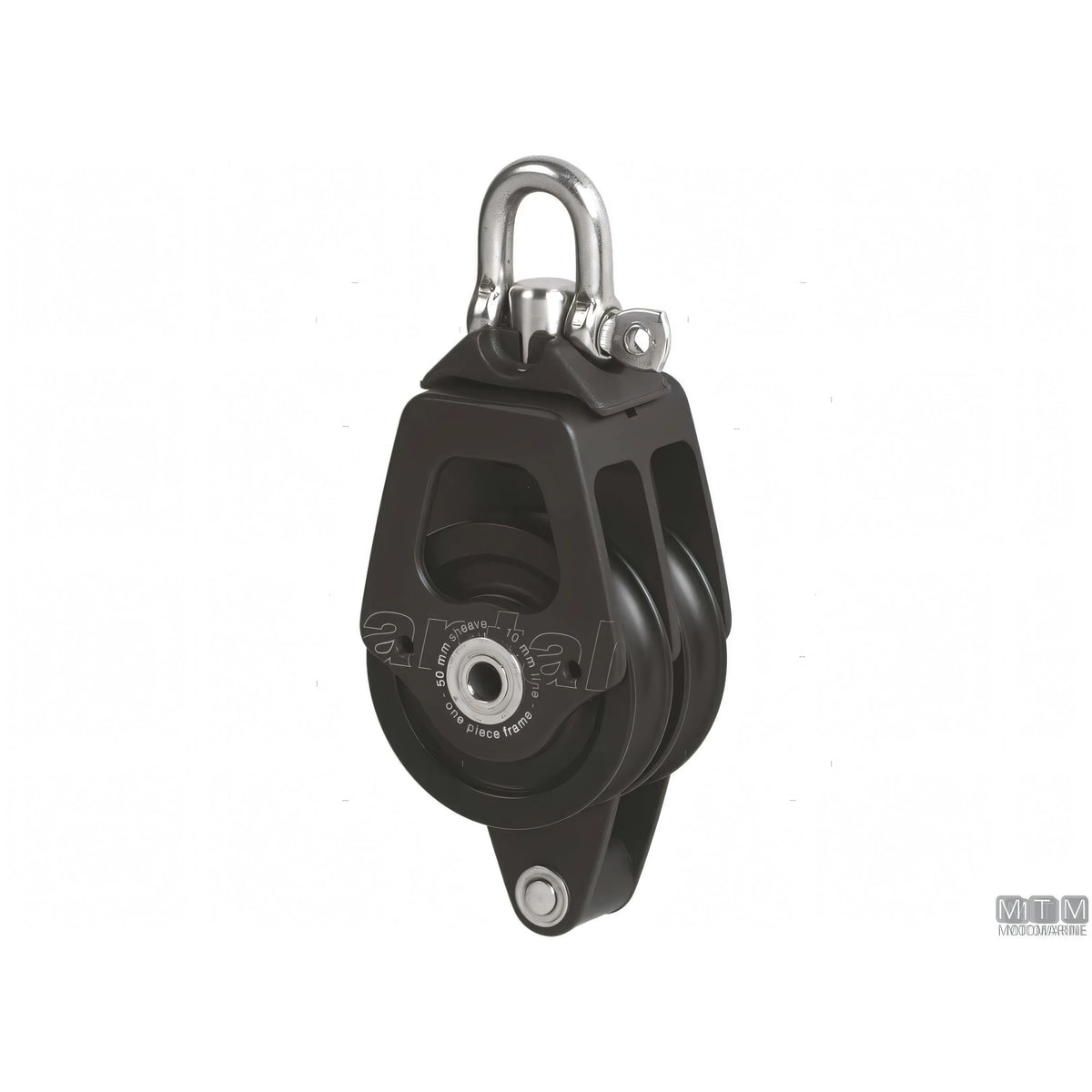 Bozzello Antal puleggia 50 mm cassa alluminio — Doppio con arricavo