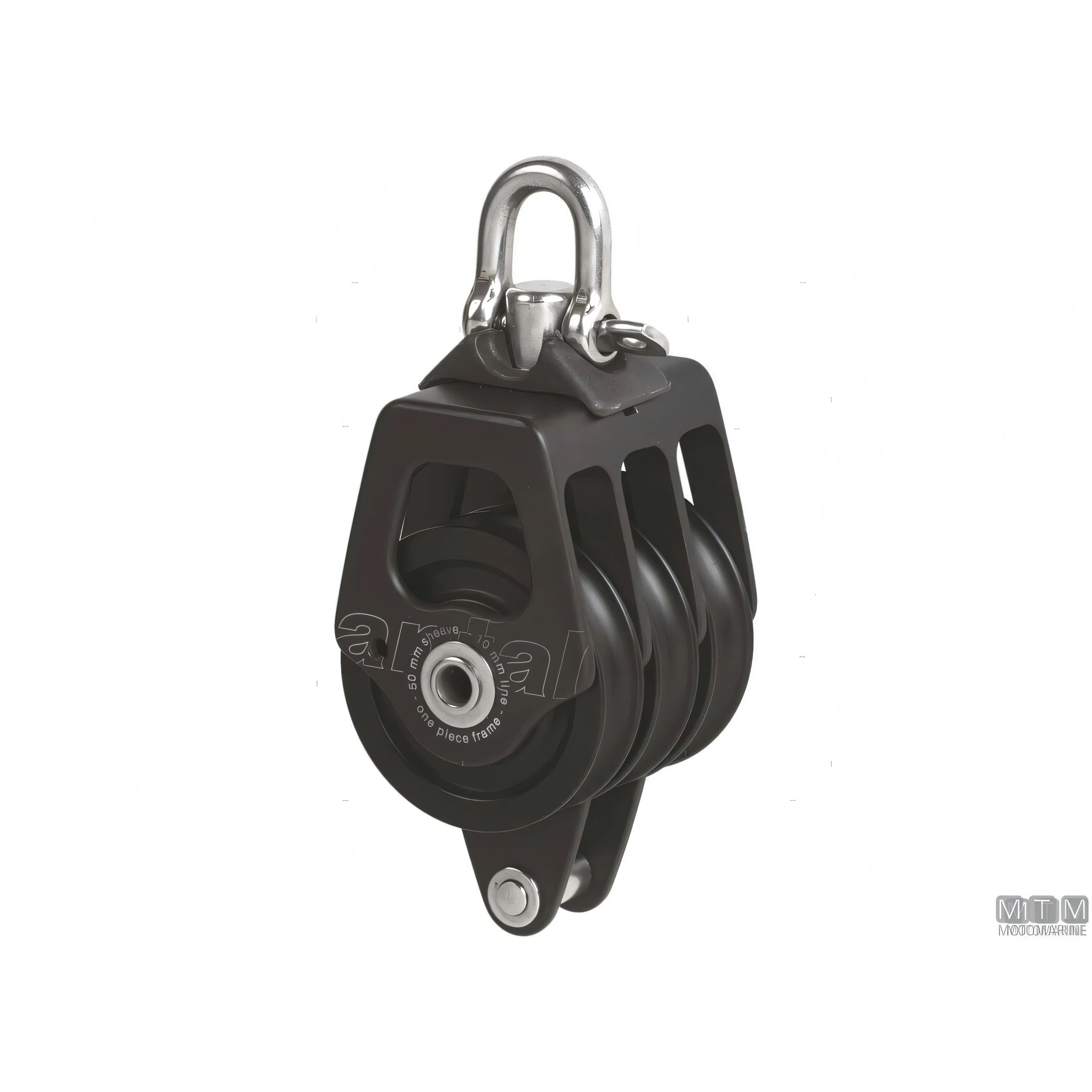 Bozzello Antal puleggia 50 mm cassa alluminio — Triplo con arricavo