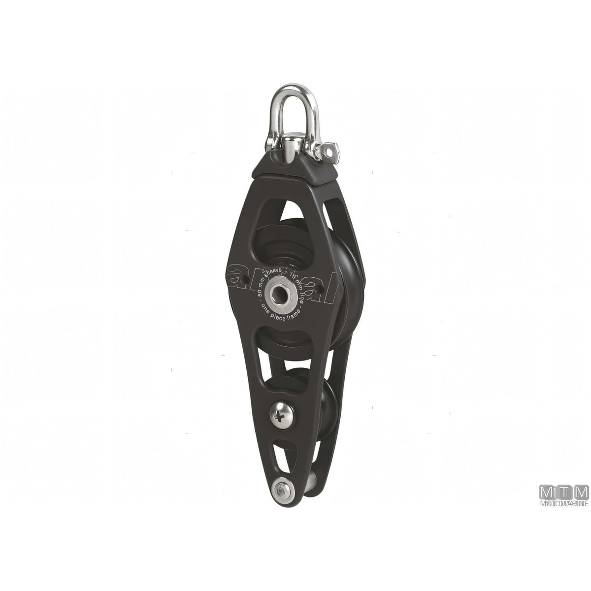 Bozzello Antal puleggia 50 mm cassa alluminio — Violino con arricavo e strozzascotte