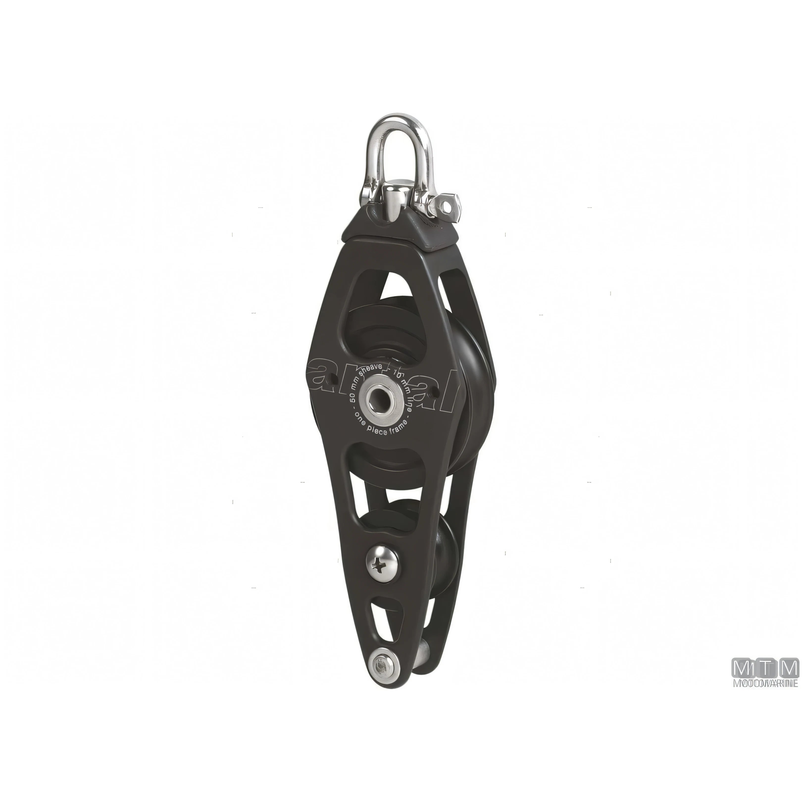 Bozzello Antal puleggia 50 mm cassa alluminio — Violino con arricavo e strozzascotte