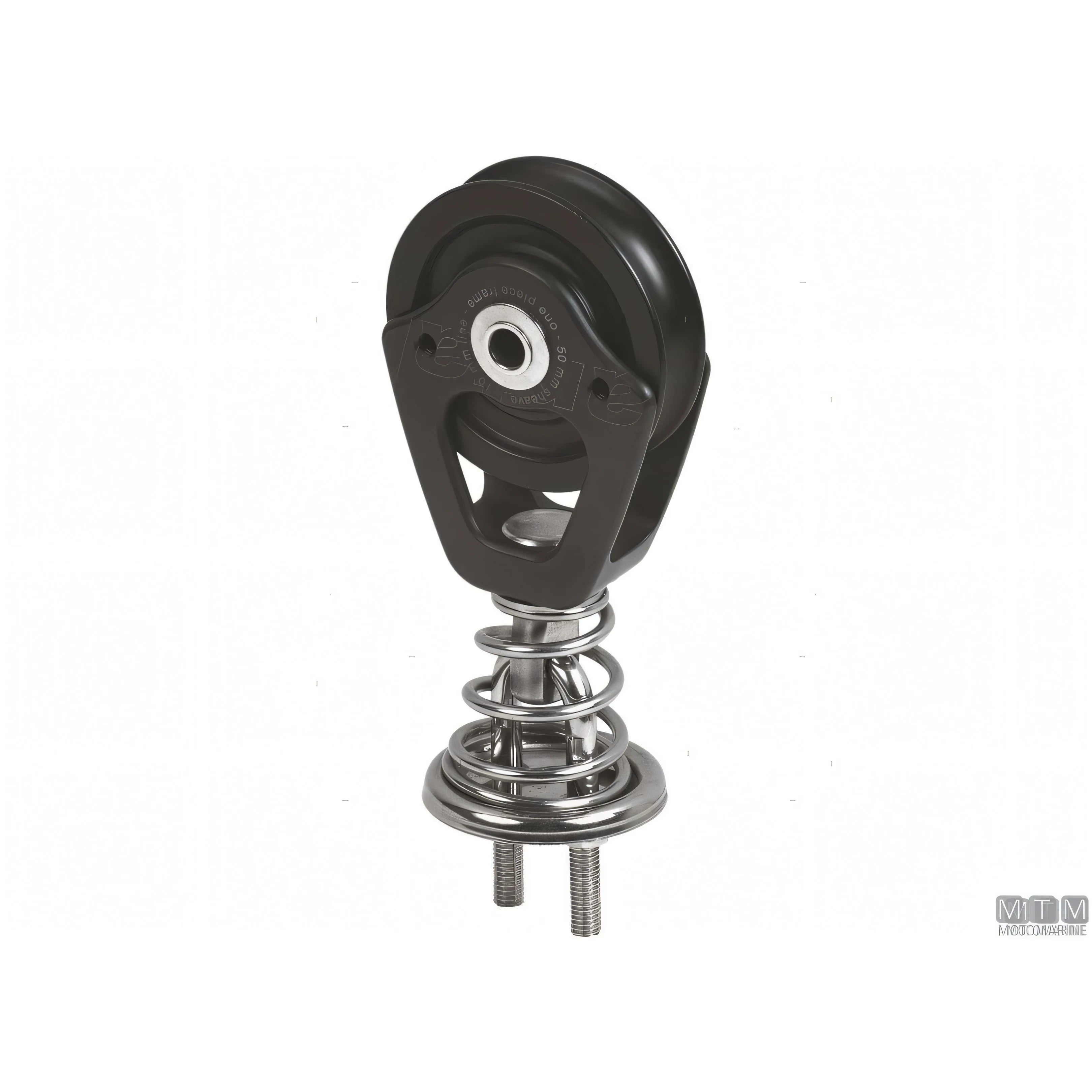 Bozzello Antal puleggia 50 mm cassa alluminio — Su golfare a U
