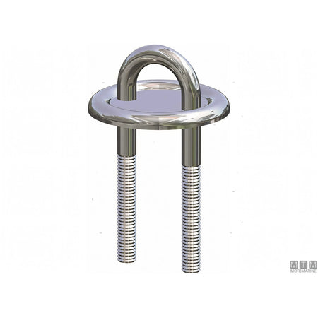 Antal bozzello puleggia 60 mm cassa in alluminio — Su golfare a U
