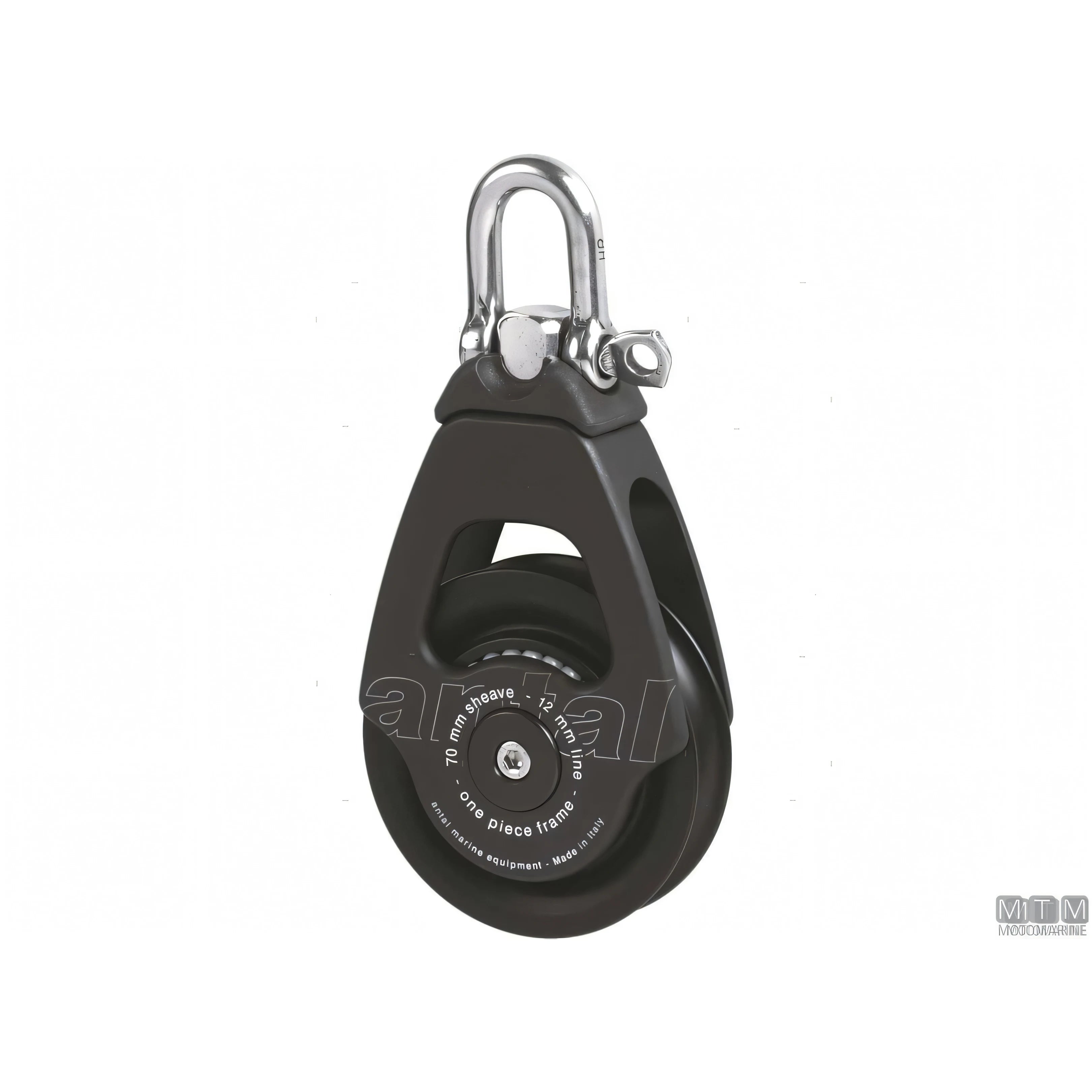 Antal bozzello puleggia 70 mm alluminio — Singolo