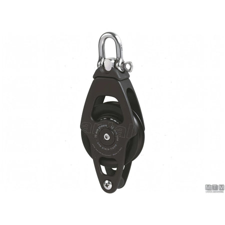 Antal bozzello puleggia 70 mm alluminio — Singolo con arricavo