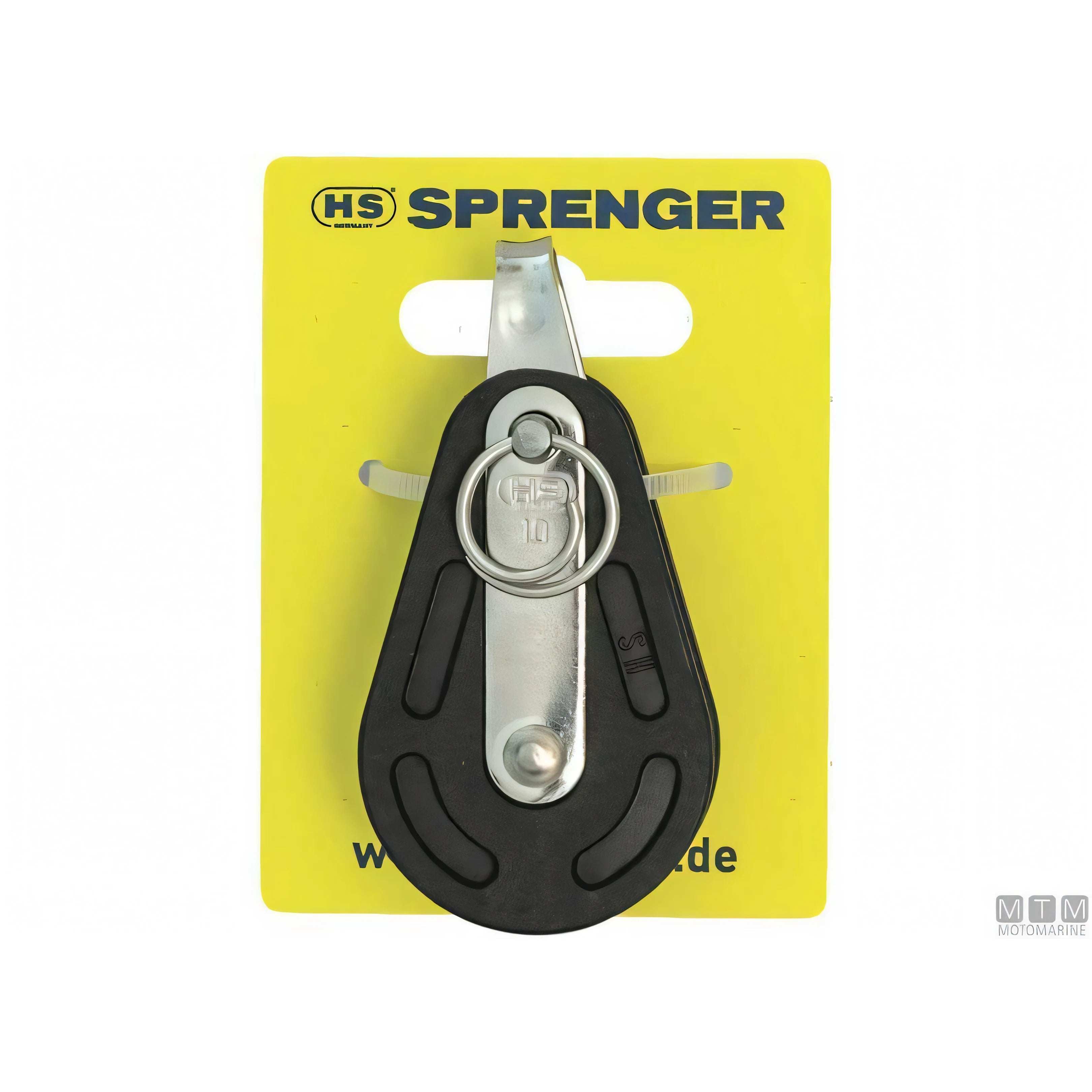 Hermann Sprenger bozzello puleggia su cuscinetto a sfere 28mm — Singolo con perno