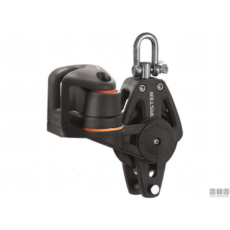 Bozzello Tersma Master puleggia 50mm boccola liscia — Singolo con arricavo e strozzascotte