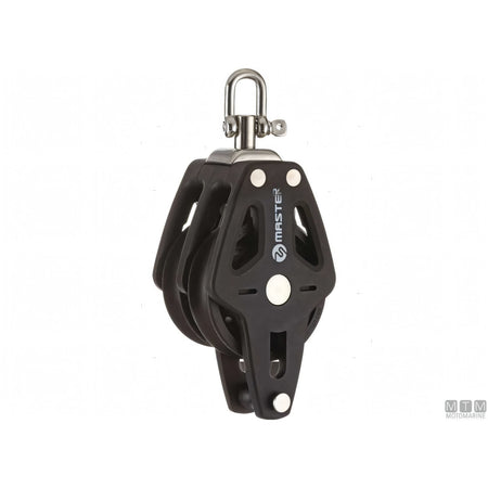Bozzello Tersma Master puleggia 50mm boccola liscia — Doppio con arricavo